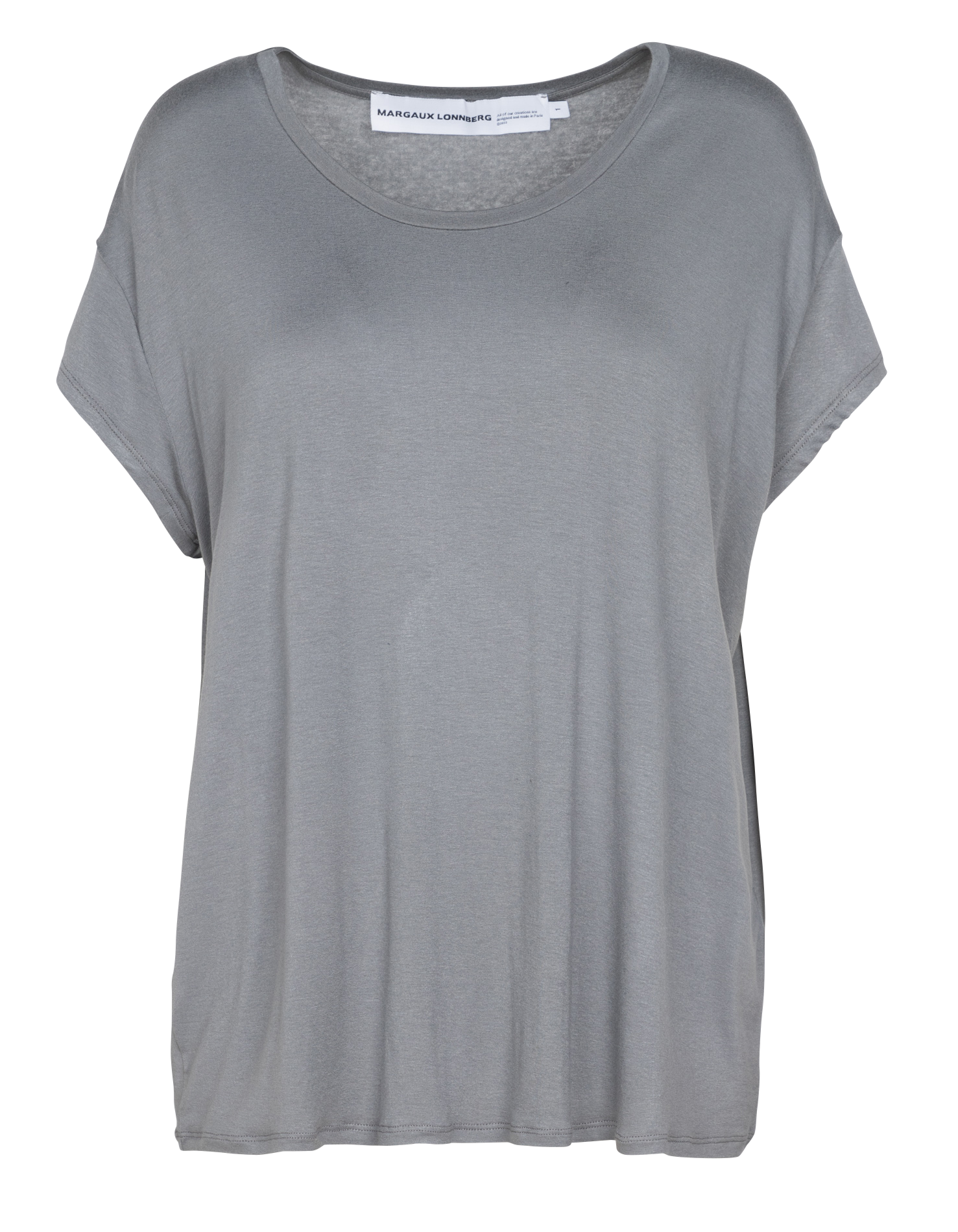 Tee-shirt col rond MARGAUX LONNBERG Argent