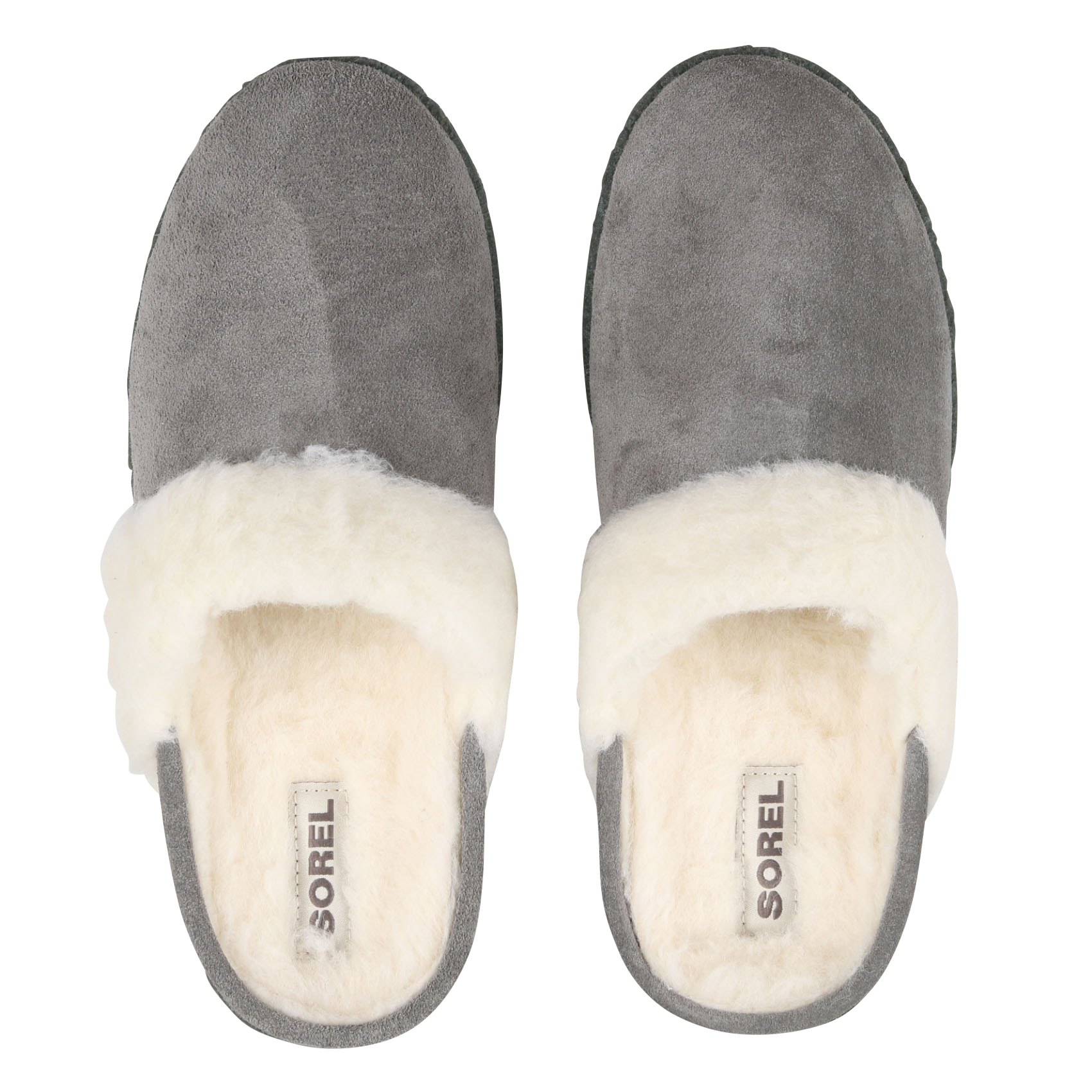 Chaussons fourrés Gris