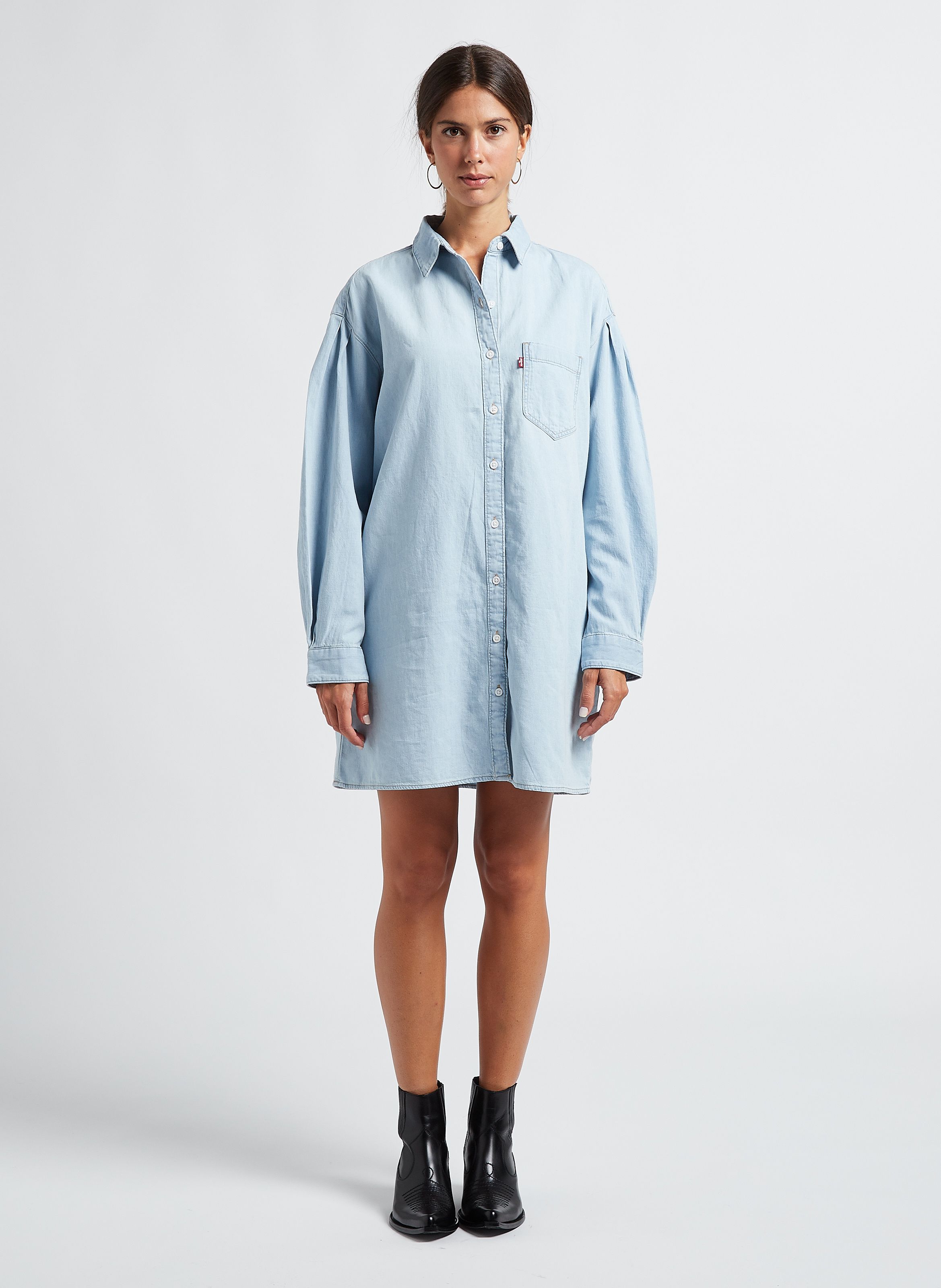 Loose fitting Denim Shirt Dress Good Grades 4 Levi s Women