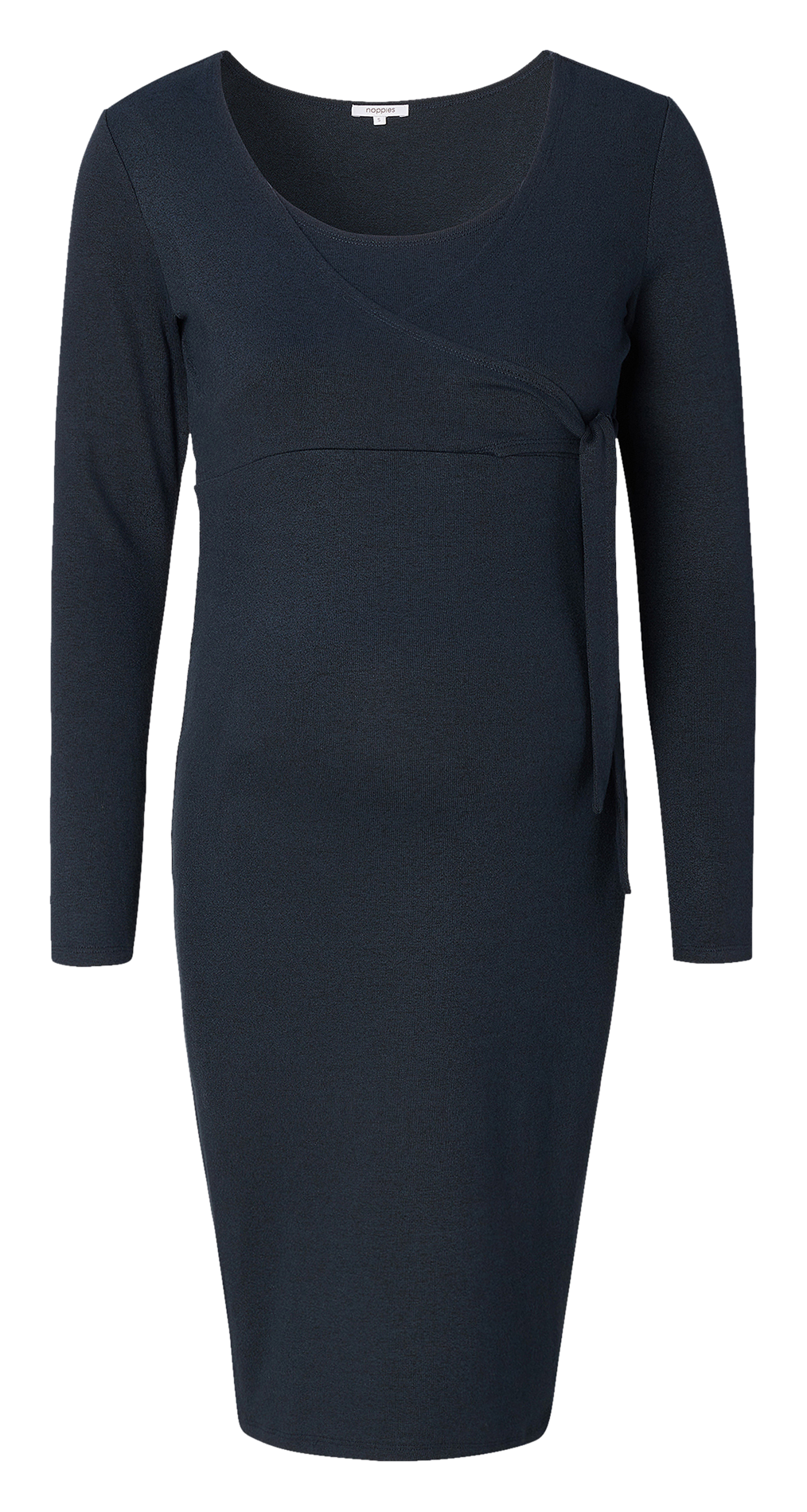 Halflange borstvoedingsjurk met ronde hals NOPPIES Blauw