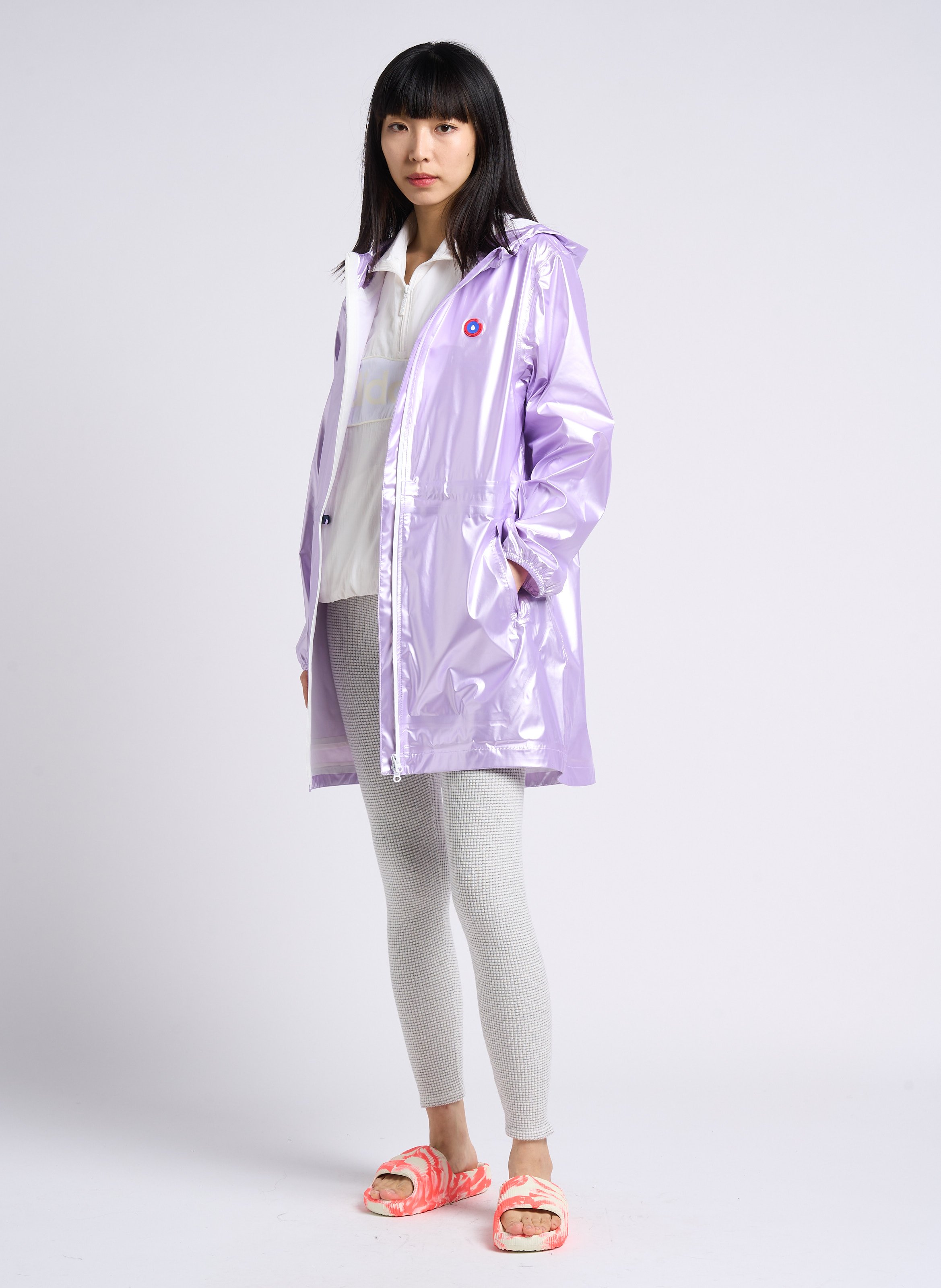 Loose-fit high-neck sweatshirt ADIDAS White