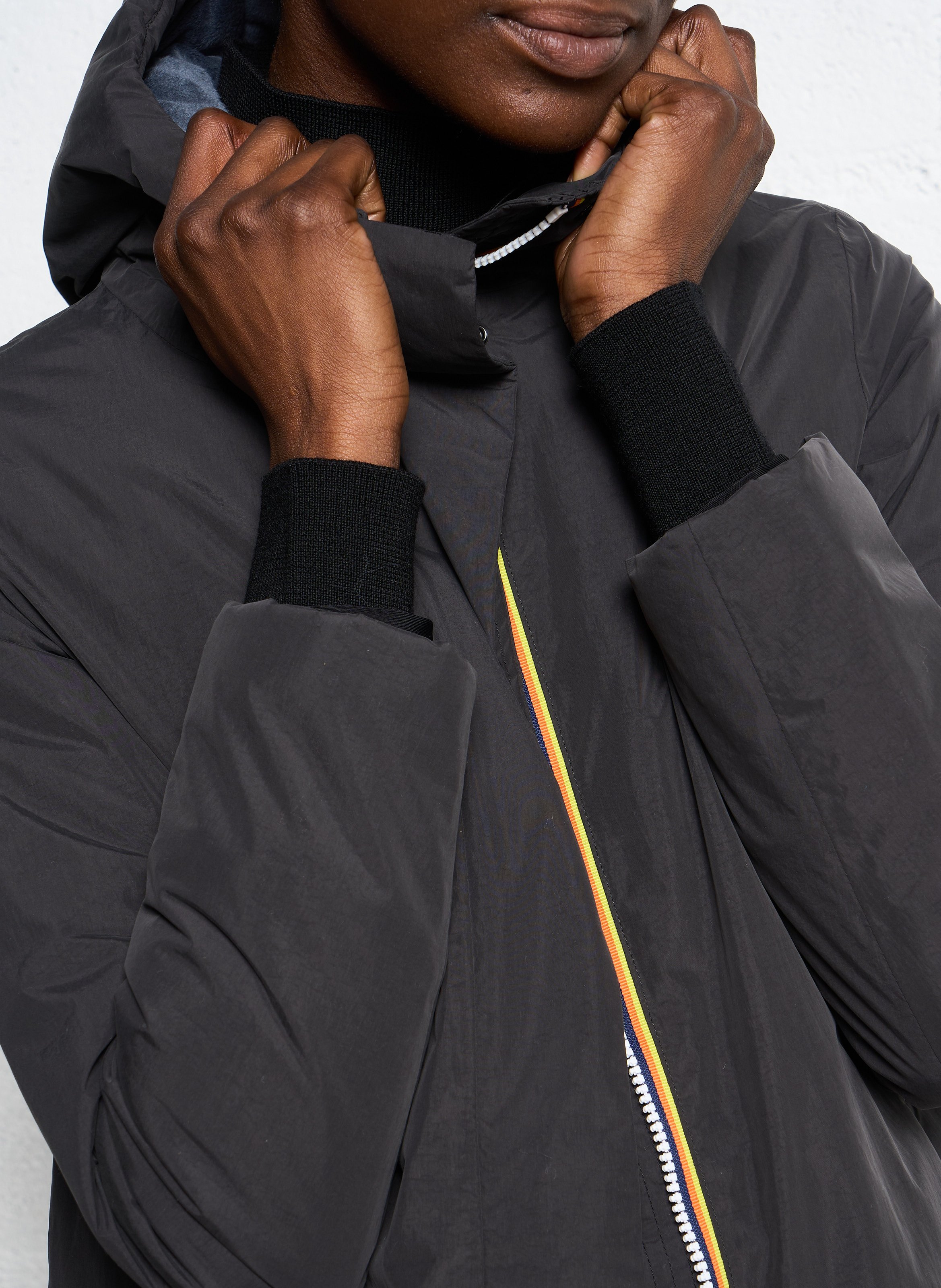 Feiner Parka mit Kapuze K-WAY Schwarz