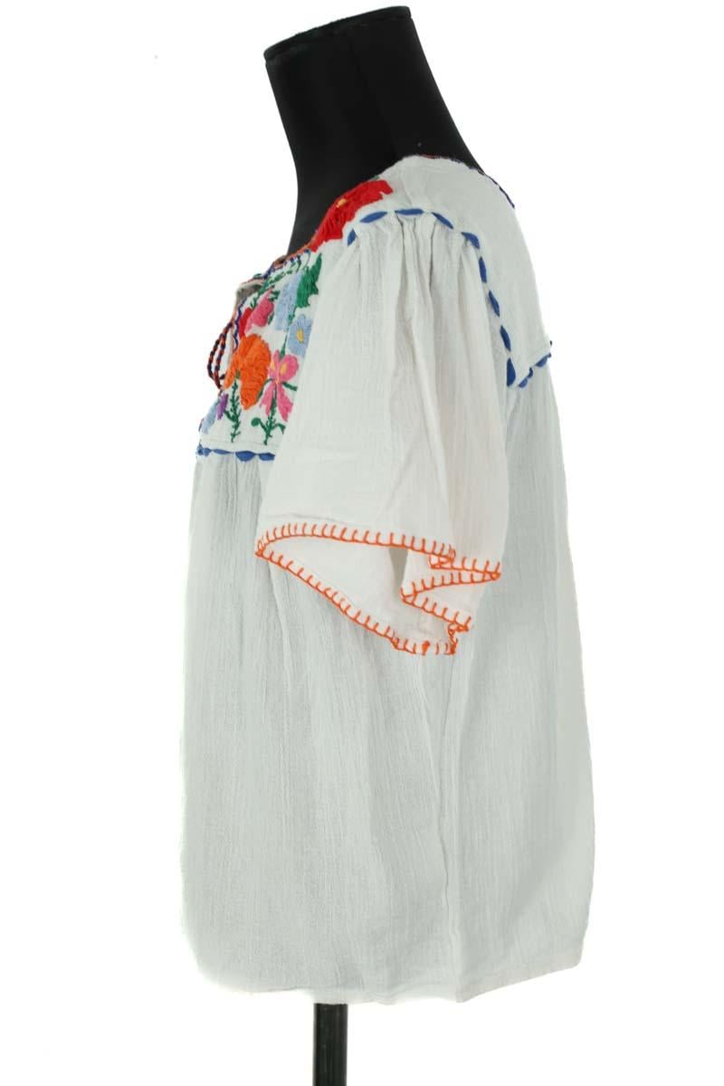 Cotton blouse ANTIK BATIK - Seconde Main White