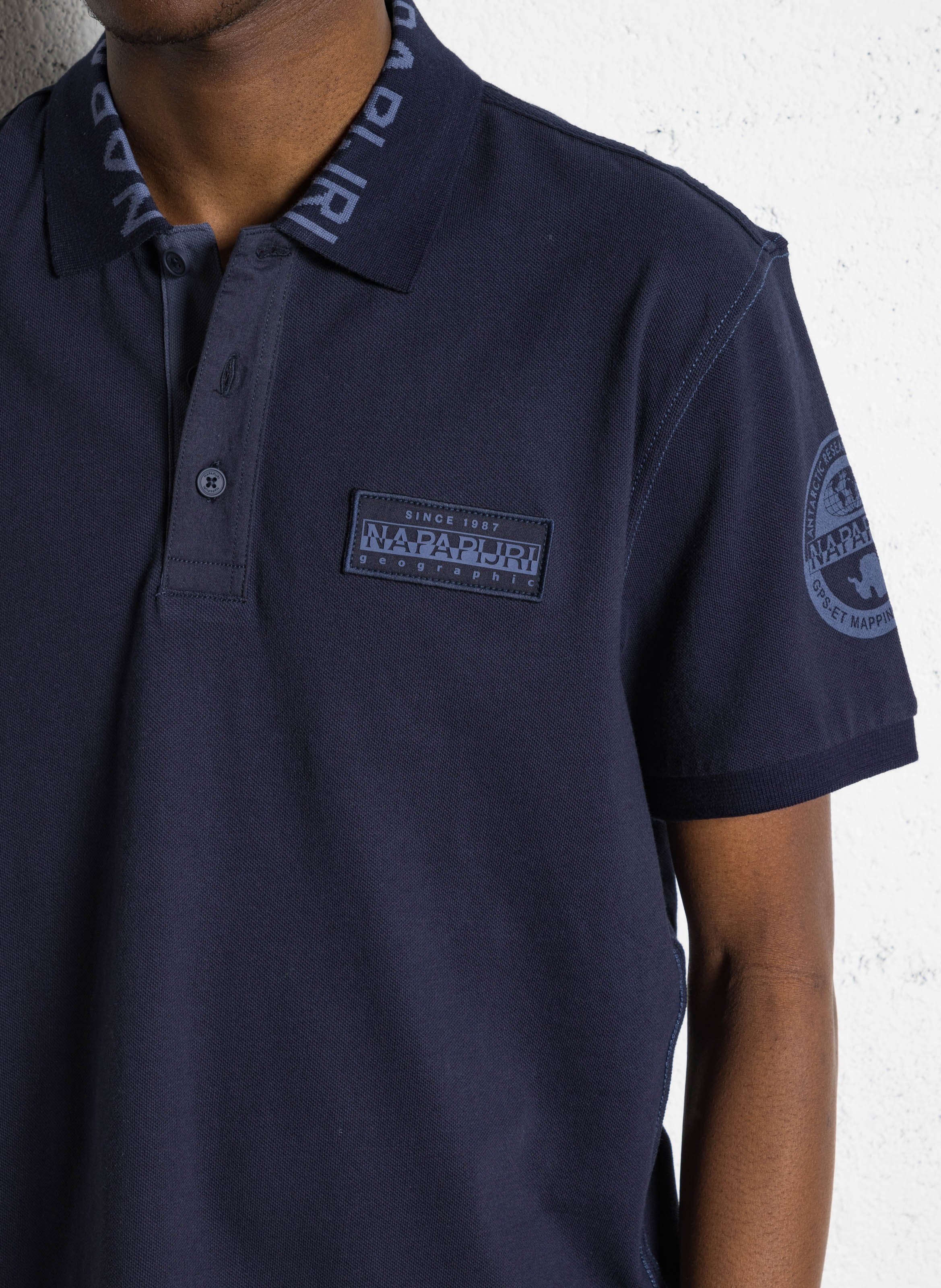 Polo regular en coton NAPAPIJRI Bleu