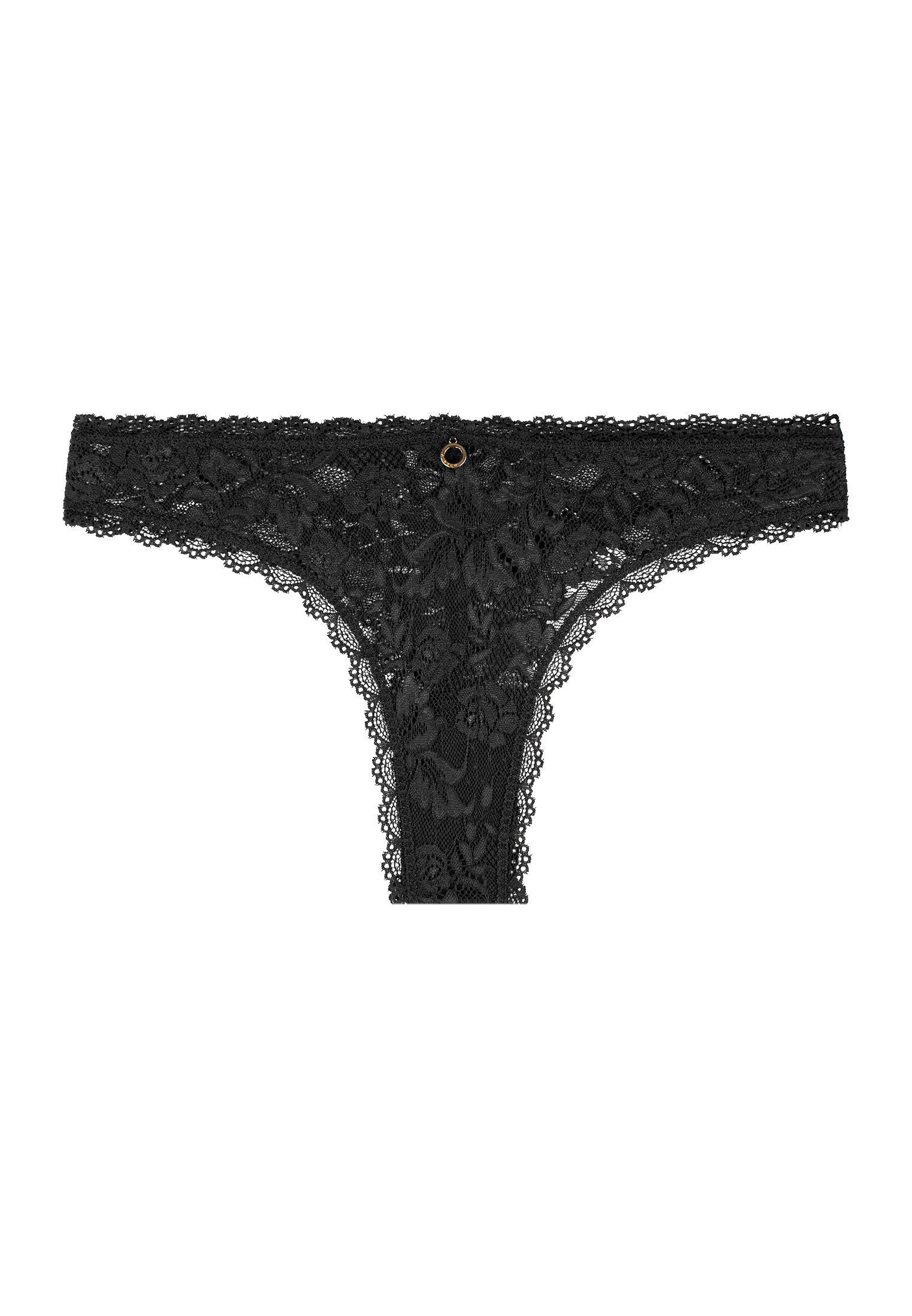 Cotton tanga AUBADE Black