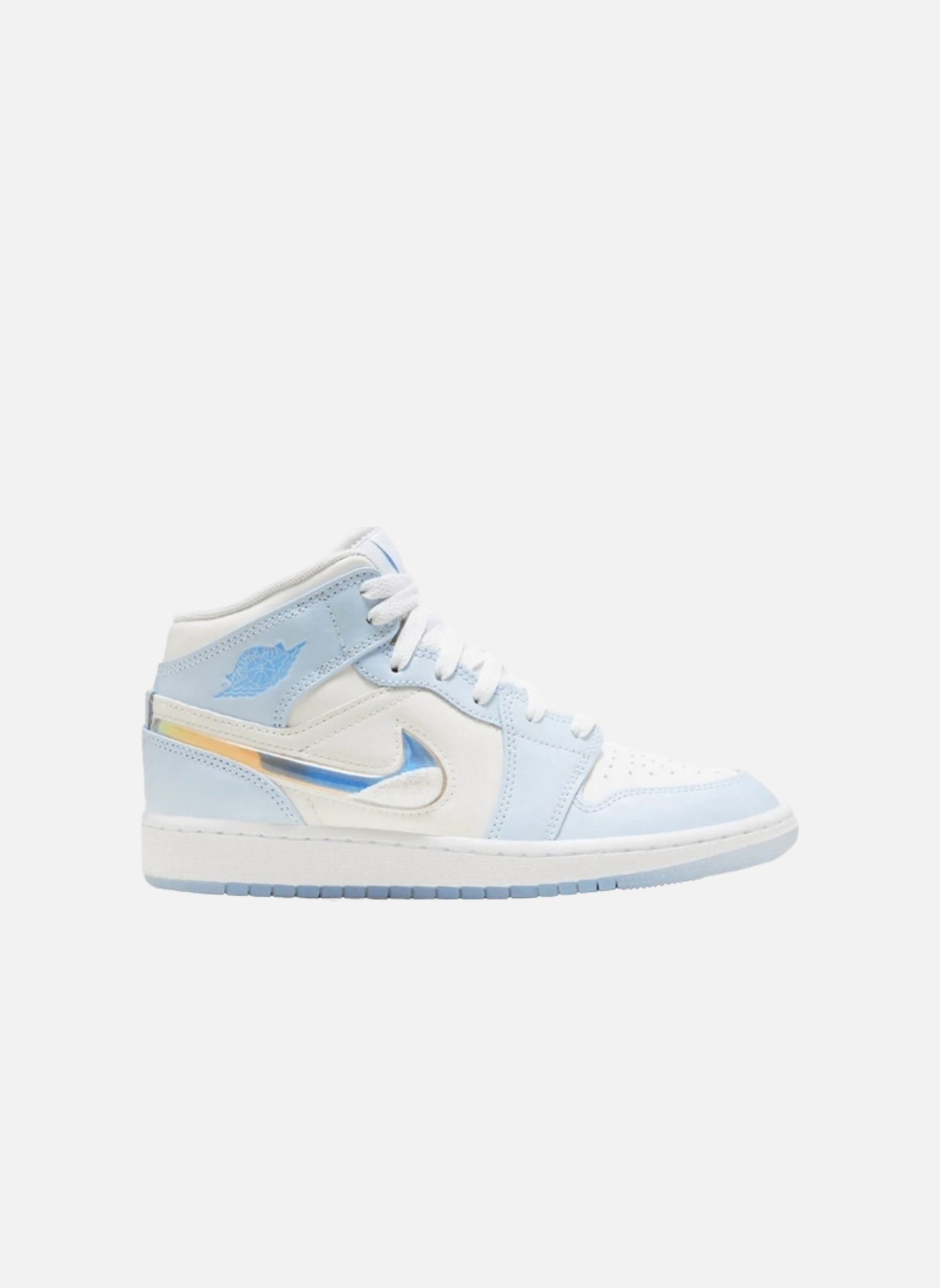 High-top leather sneakers Jordan Blue