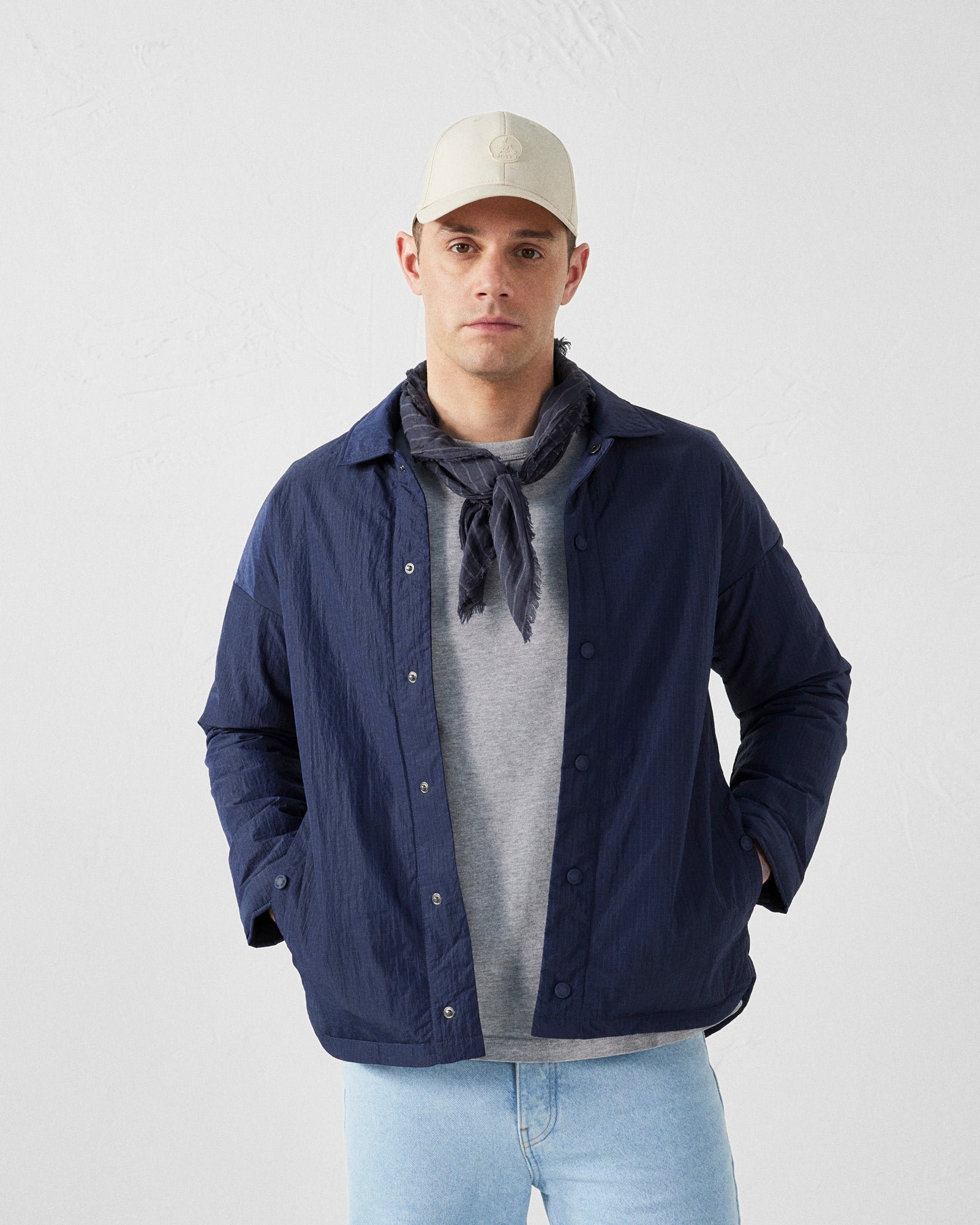 Jeremy ultralight overshirt jacket JOTT Blue