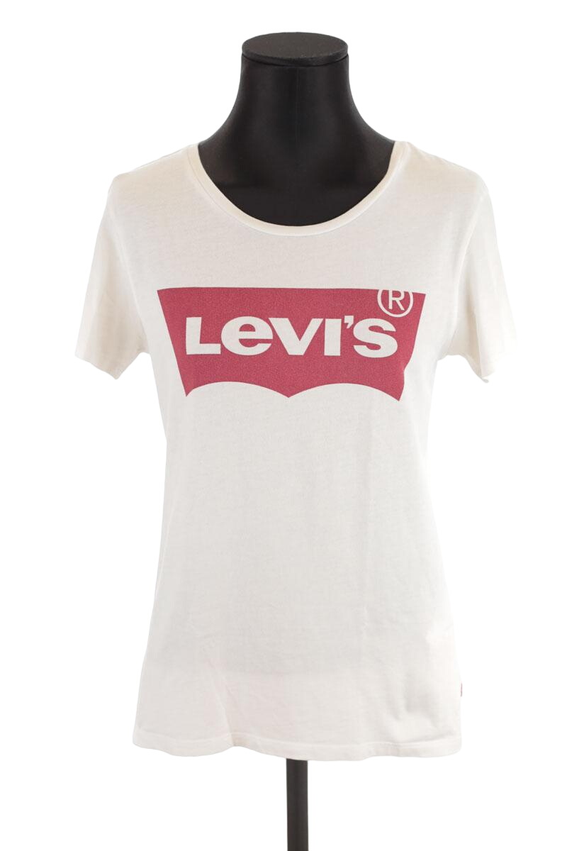 Cotton T-shirt LEVI'S - Seconde main White