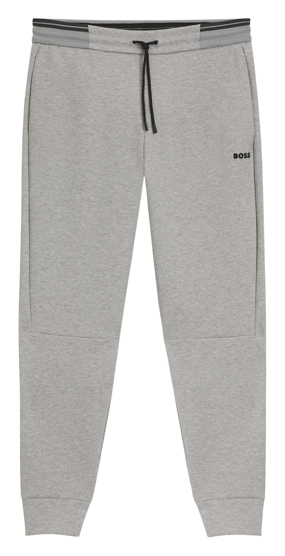 Regular-fit cotton-blend joggers BOSS Silver