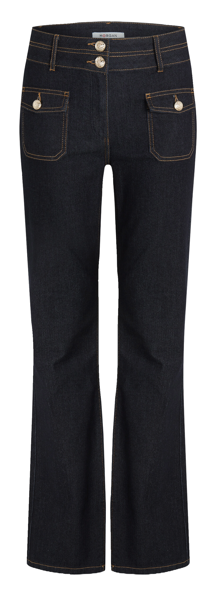 Jean bootcut en denim brut  MORGAN Bleu