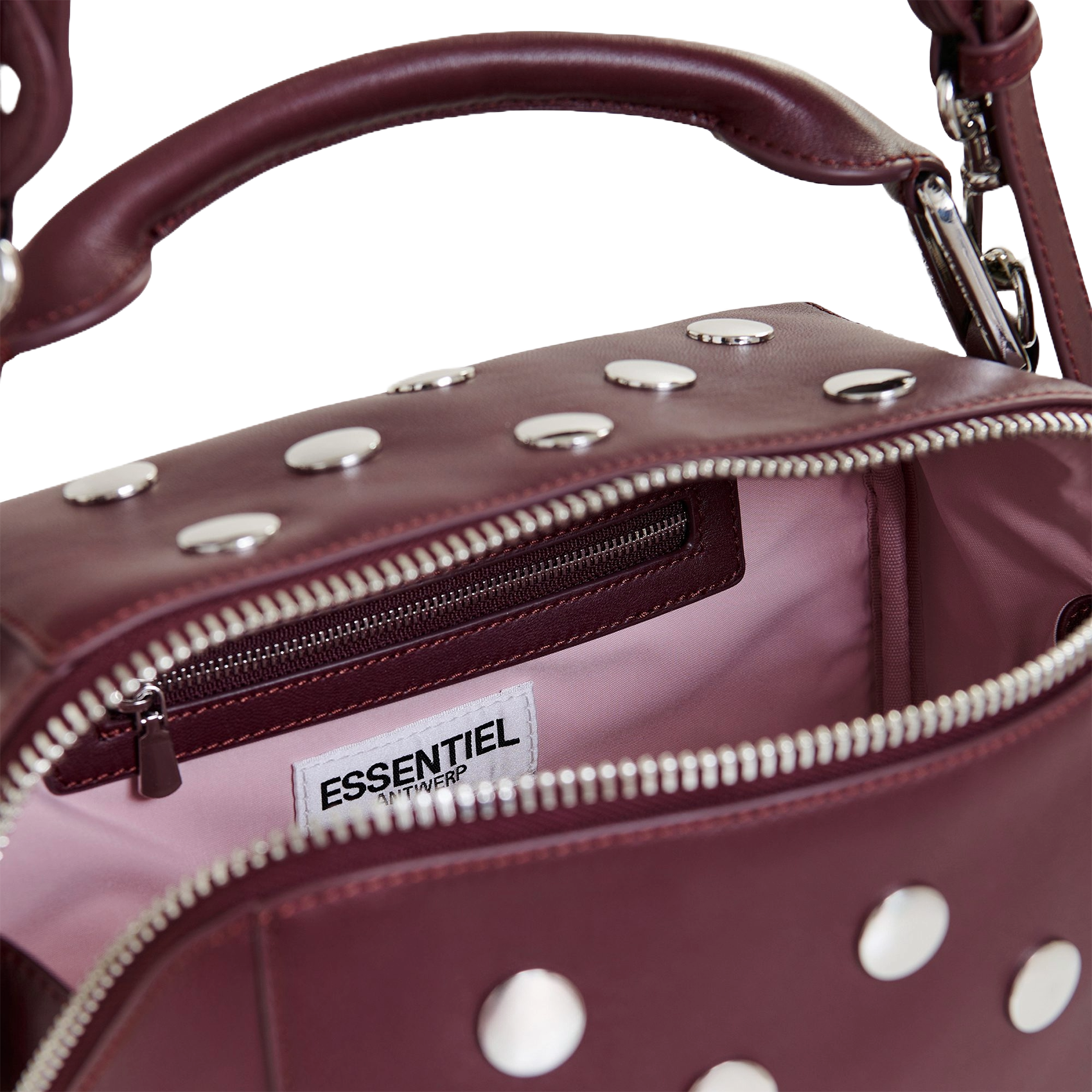 Sac bandoulière en cuir ESSENTIEL ANTWERP Rouge