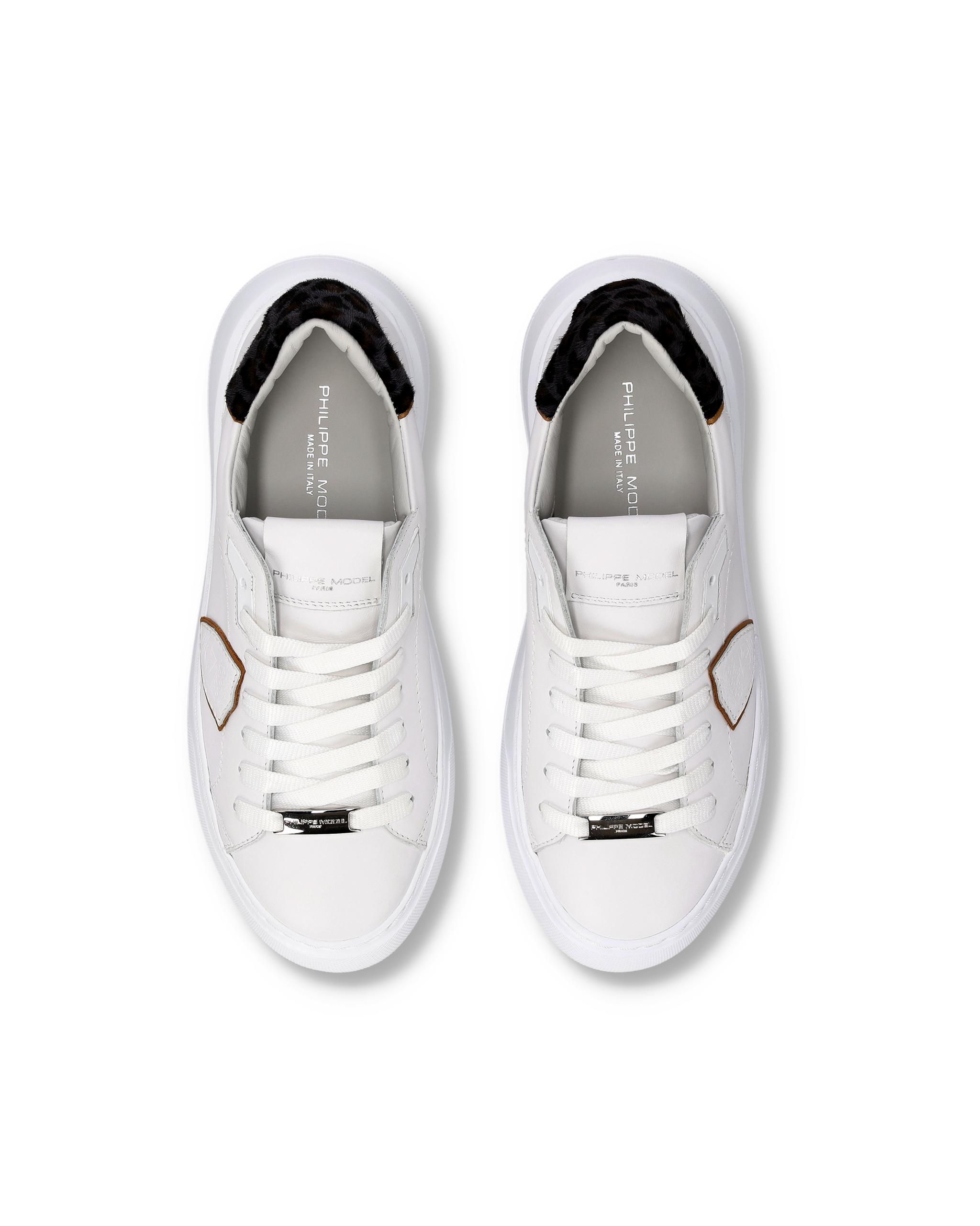 Tennis Temple Sneakers. PHILIPPE MODEL White