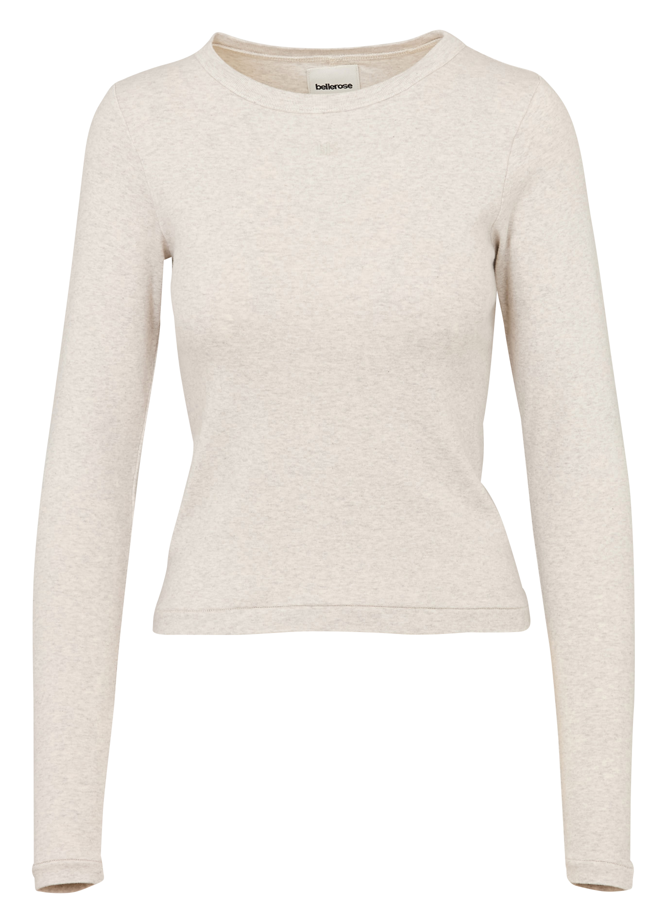 Gestreept T-shirt in marinelook met lange mouwen BELLEROSE Beige