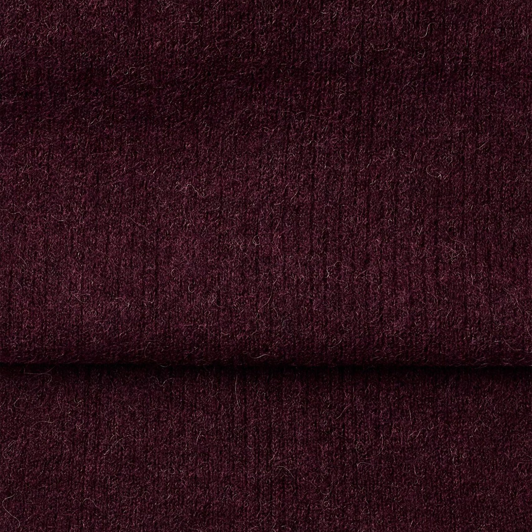 Echarpe en laine mélangée SELECTED Prune