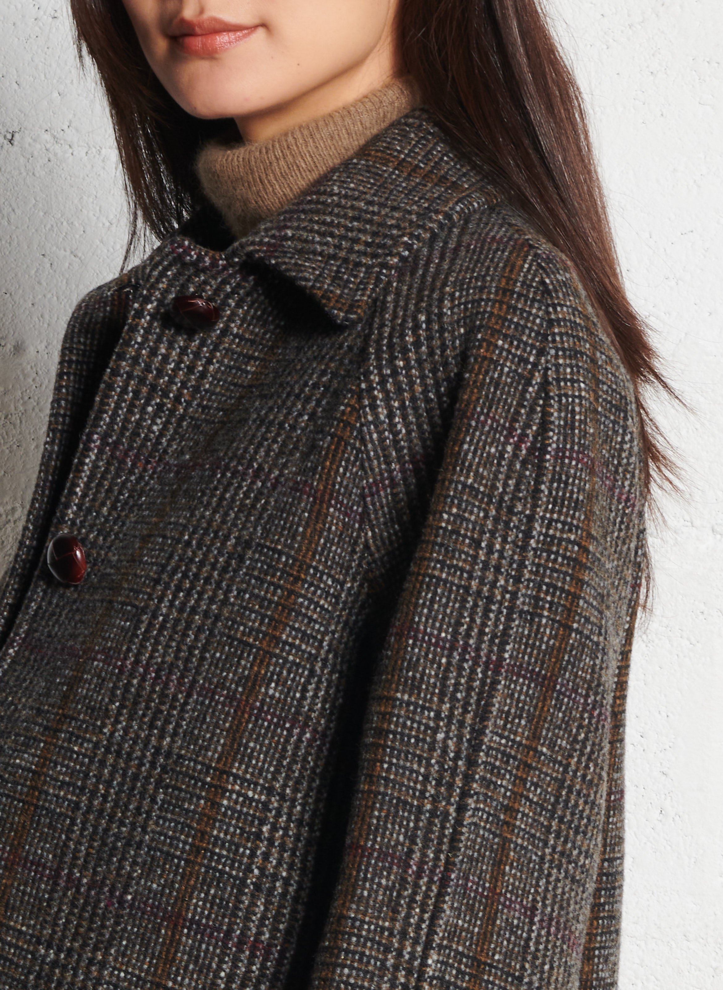 Classic-collar wool-mix coat MAX MARA WEEK END Brown