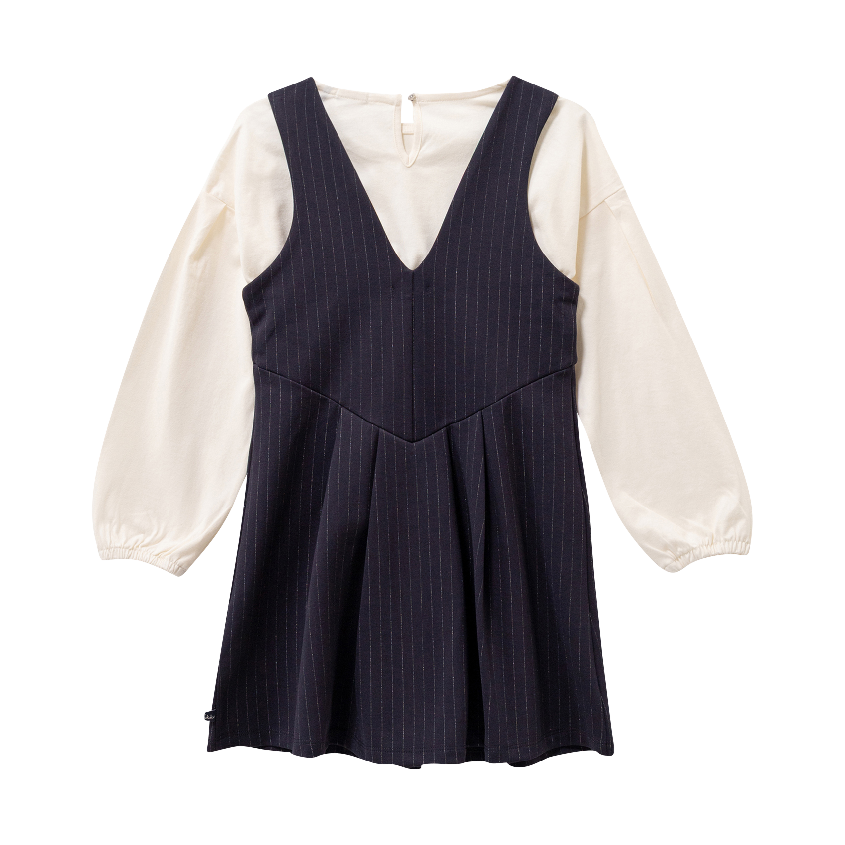 Jurk met strepen 2-in-1 IKKS JUNIOR Blauw