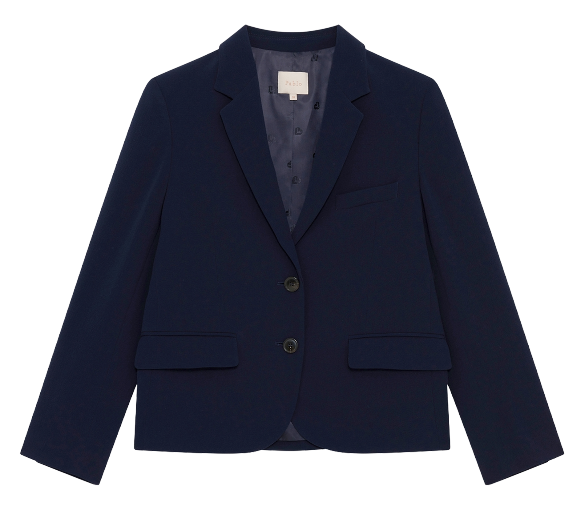 Veste tailleur oversize PABLO Bleu