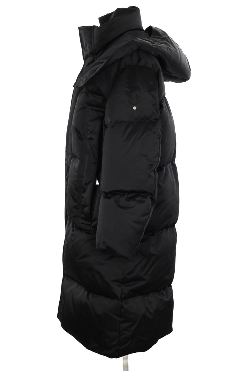 Lightweight quilted padded jacket with high neck MONCLER - Seconde Main Black