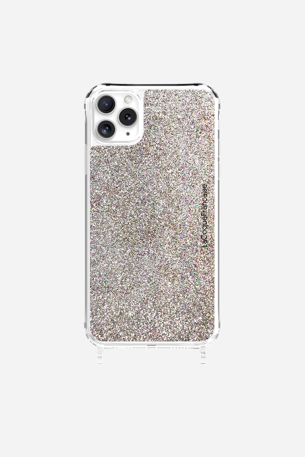 Glitter phone case with rings for iPhone 11 Pro Max LA COQUE FRANCAISE Multicolored