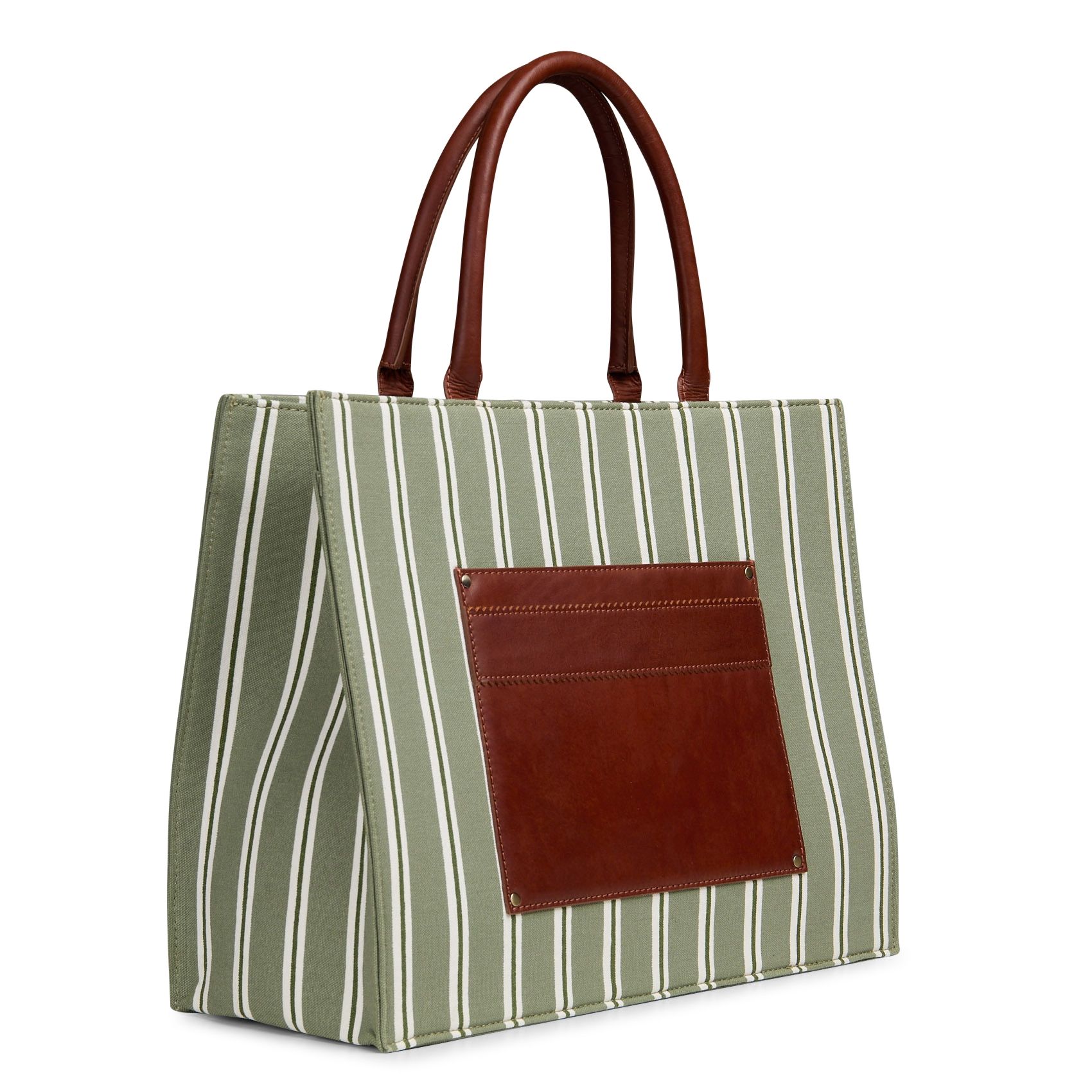 Sac cabas en coton MAISON 123 Kaki