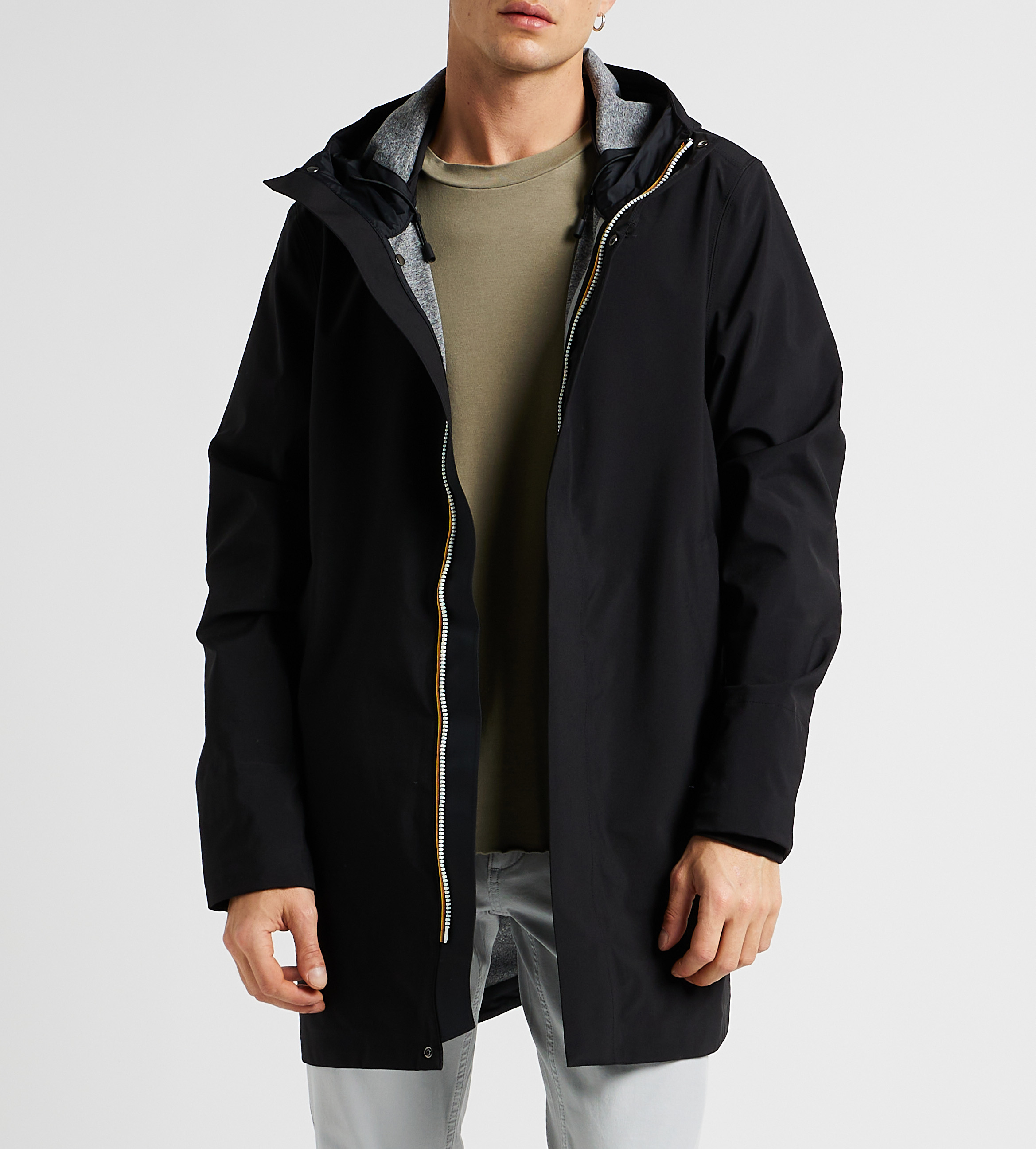 Weiter Kapuzenparka mit Stehkragen K-WAY