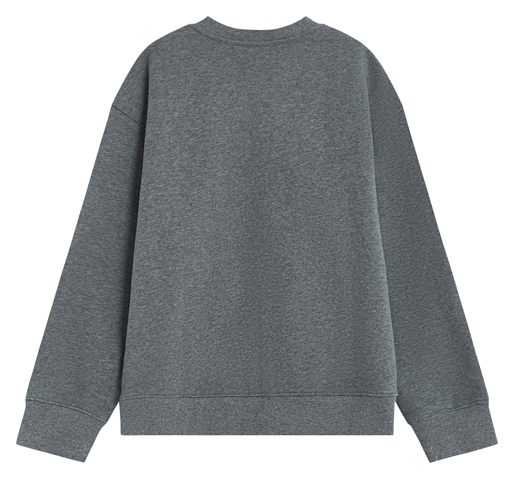 Round-neck cotton-blend sweatshirt GRACE ET MILA Black