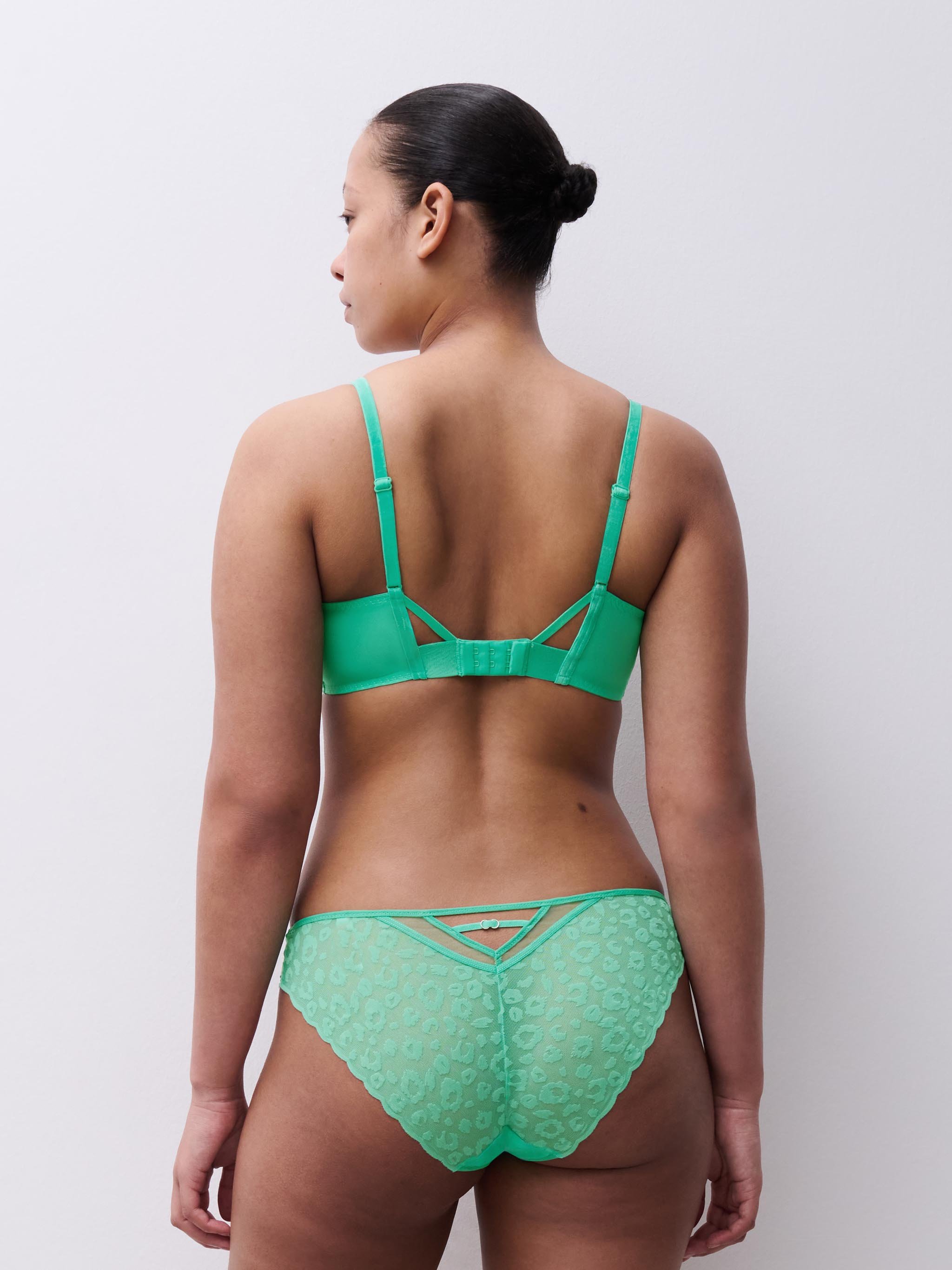 Full-cup bra CHANTELLE PULP Green