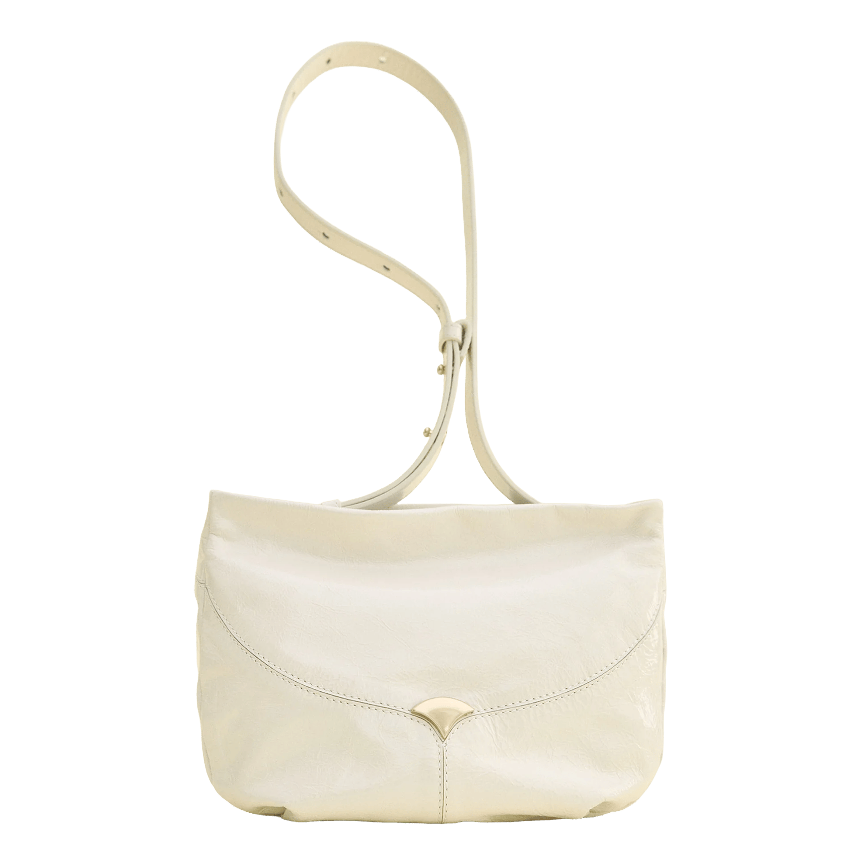 Bolso bandolera de piel SESSUN Blanco