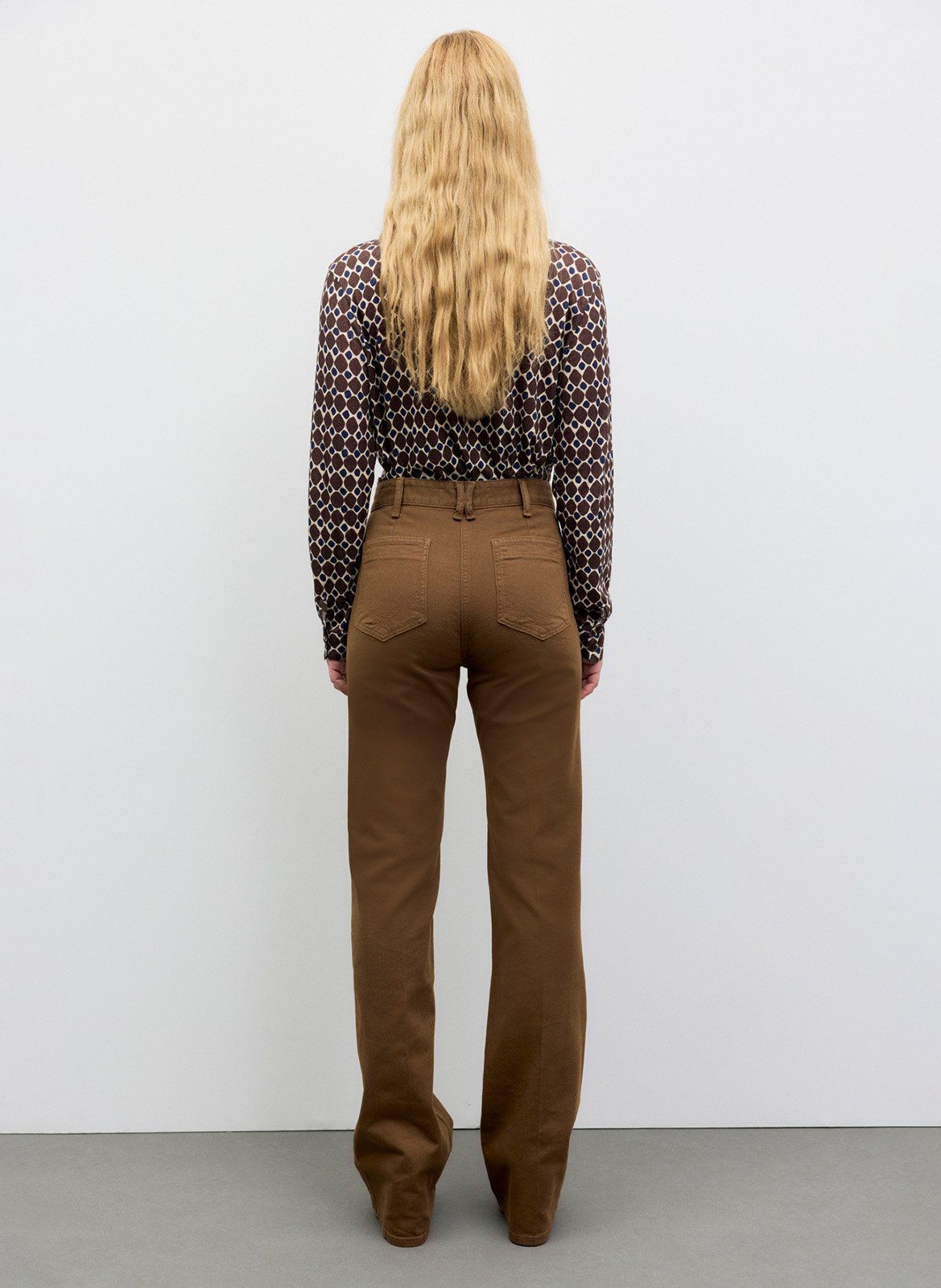 Flared Jeans aus Baumwoll-Mix GERARD DAREL Braun