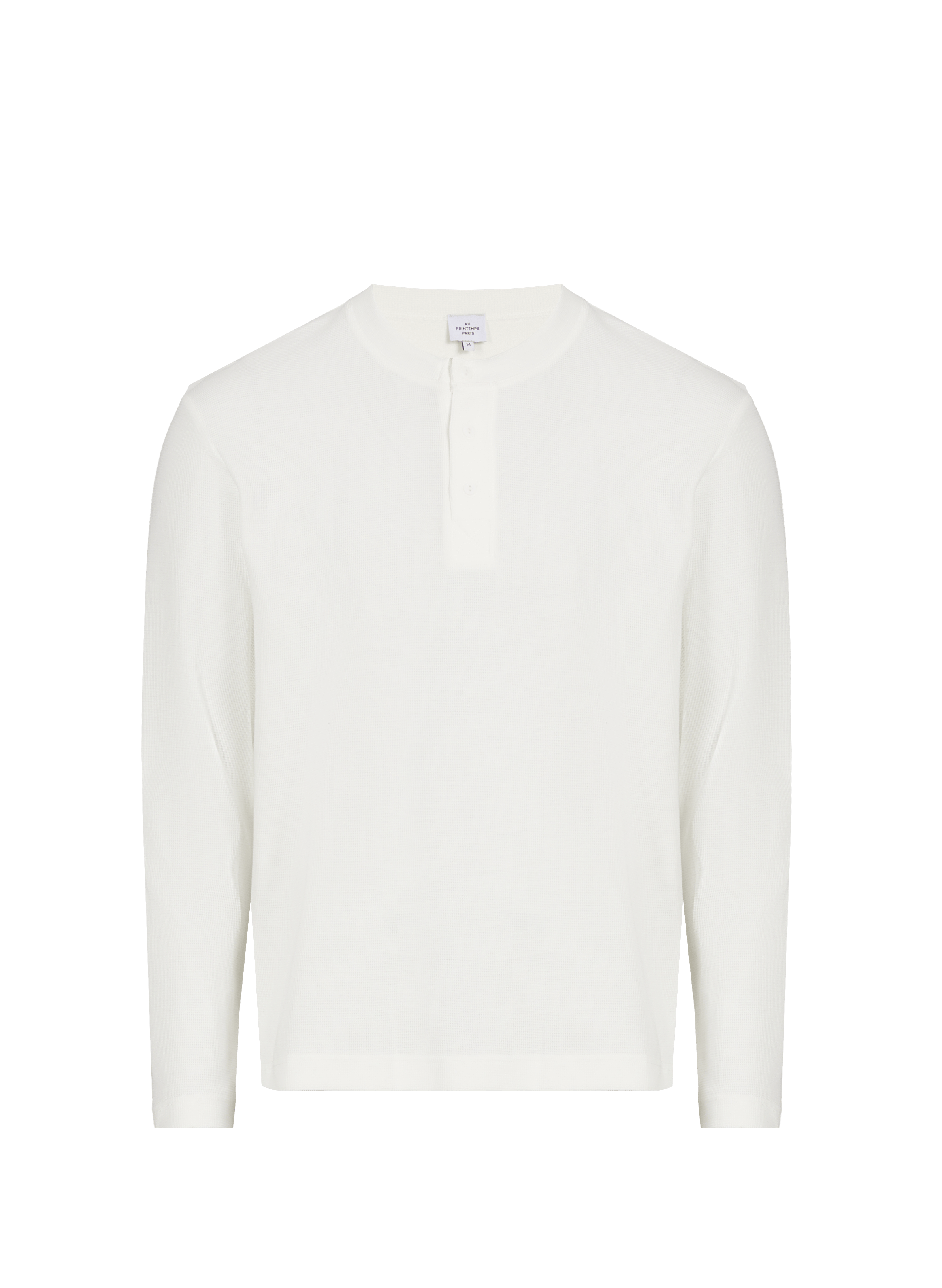Denley Denley button-up collar t-shirt AU PRINTEMPS PARIS