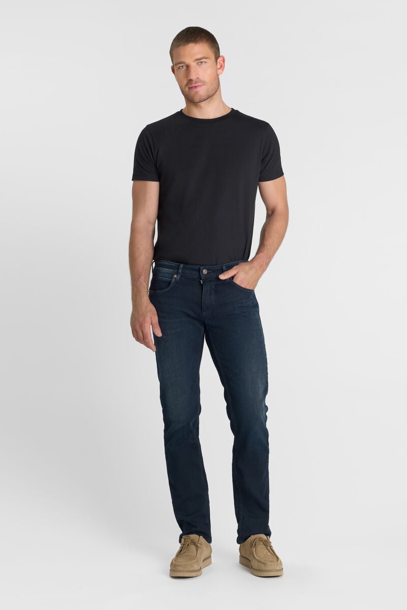 Straight-leg zip jeans LE TEMPS DES CERISES Blue