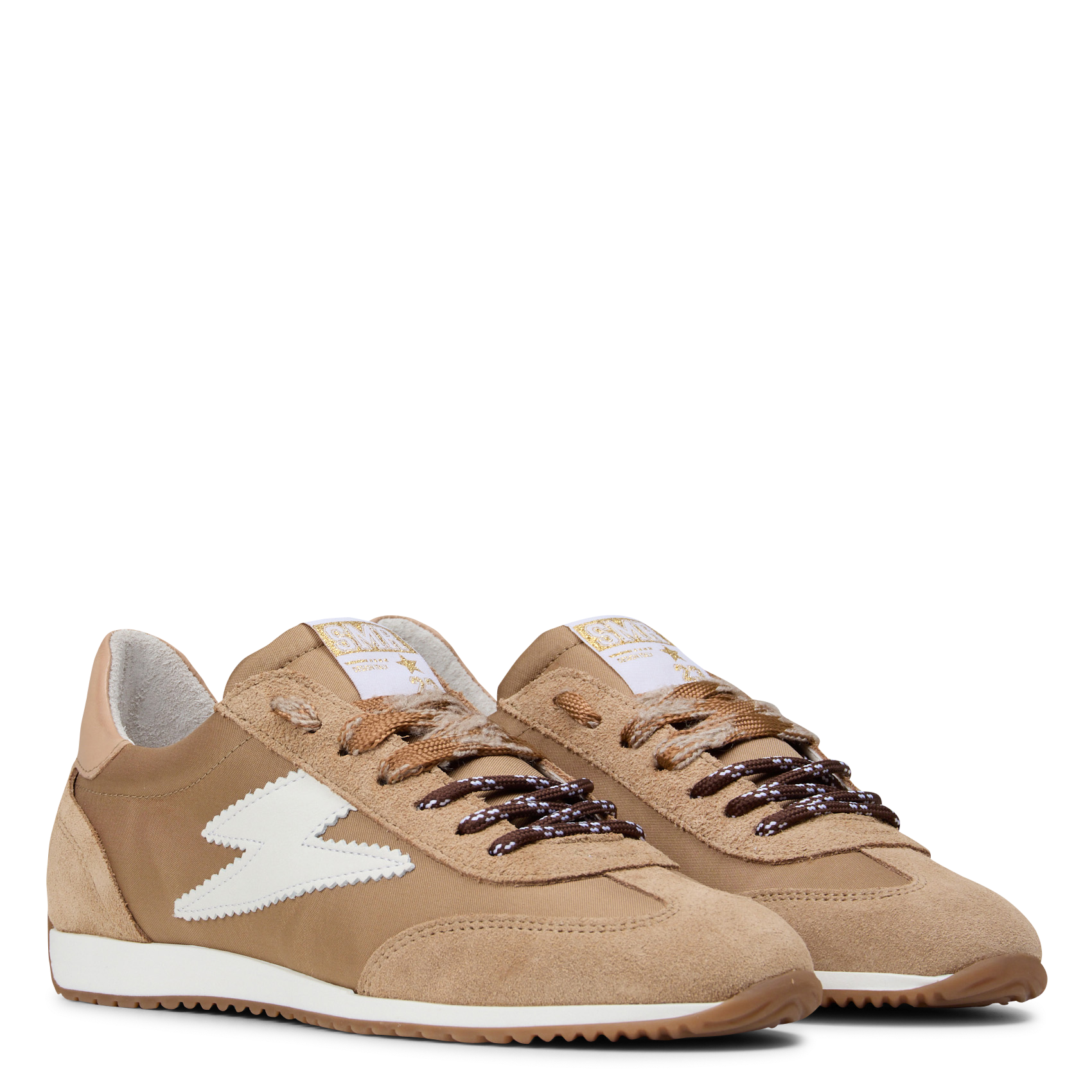Lage sneakers met vetersluiting SEMERDJIAN - SMR Bruin