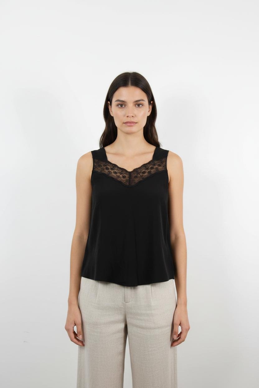 Top & tank top COMPTOIR DES COTONNIERS - Seconde main Black