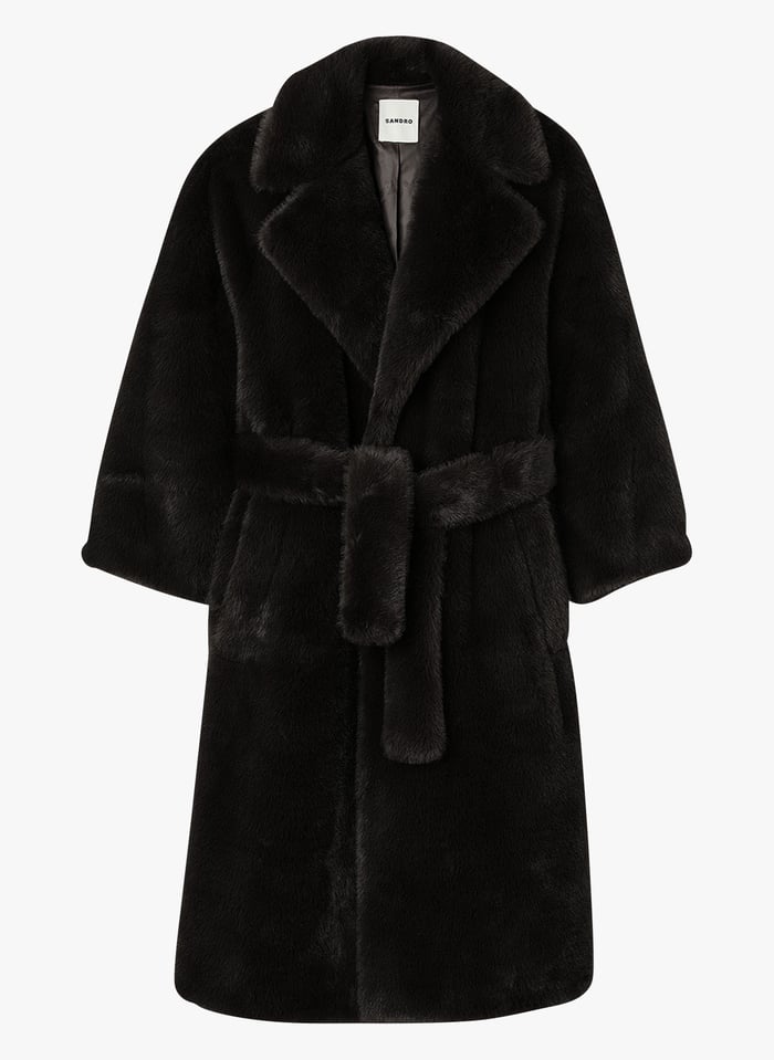 Veste fourrure discount sandro