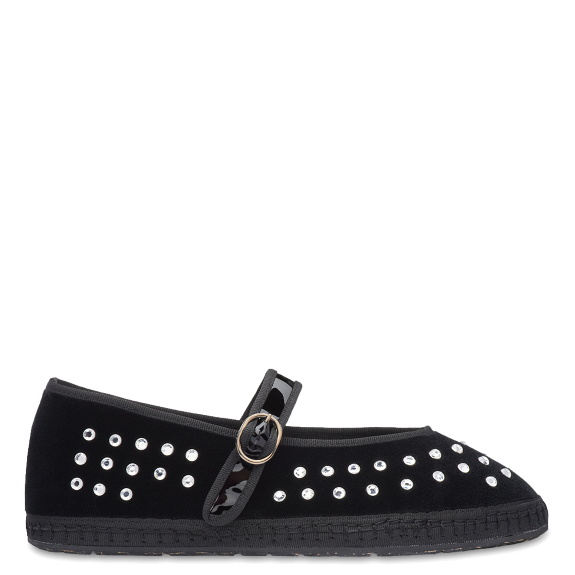 Cotton velvet ballet flats FLABELUS