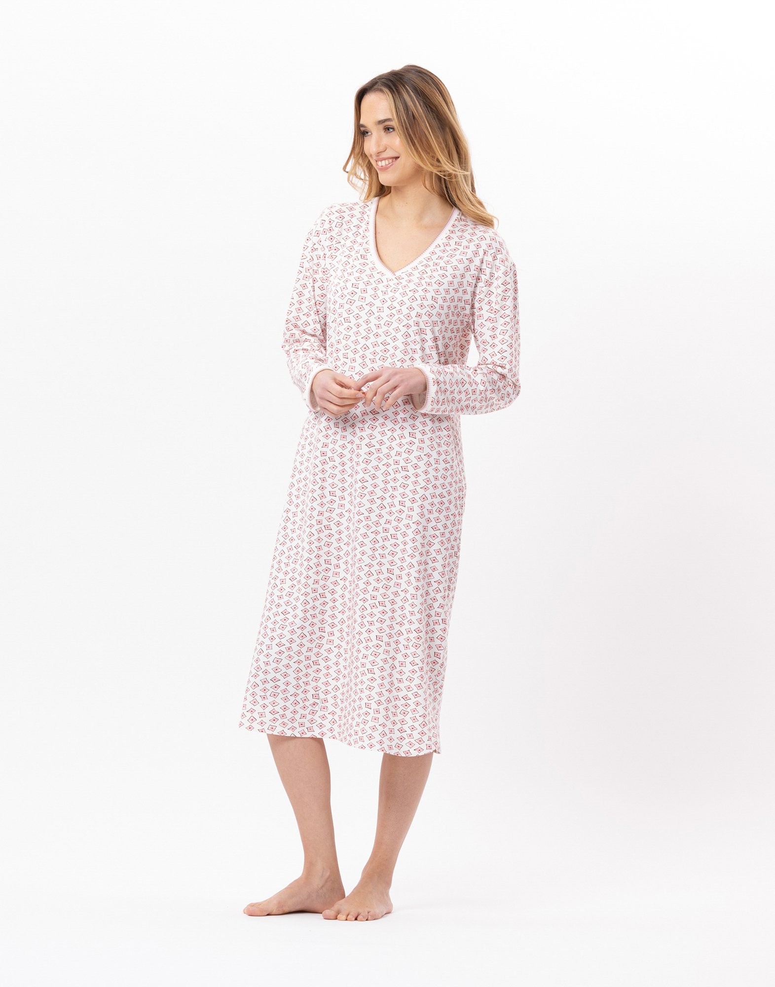 Long jersey nightshirt LE CHAT Multicolored