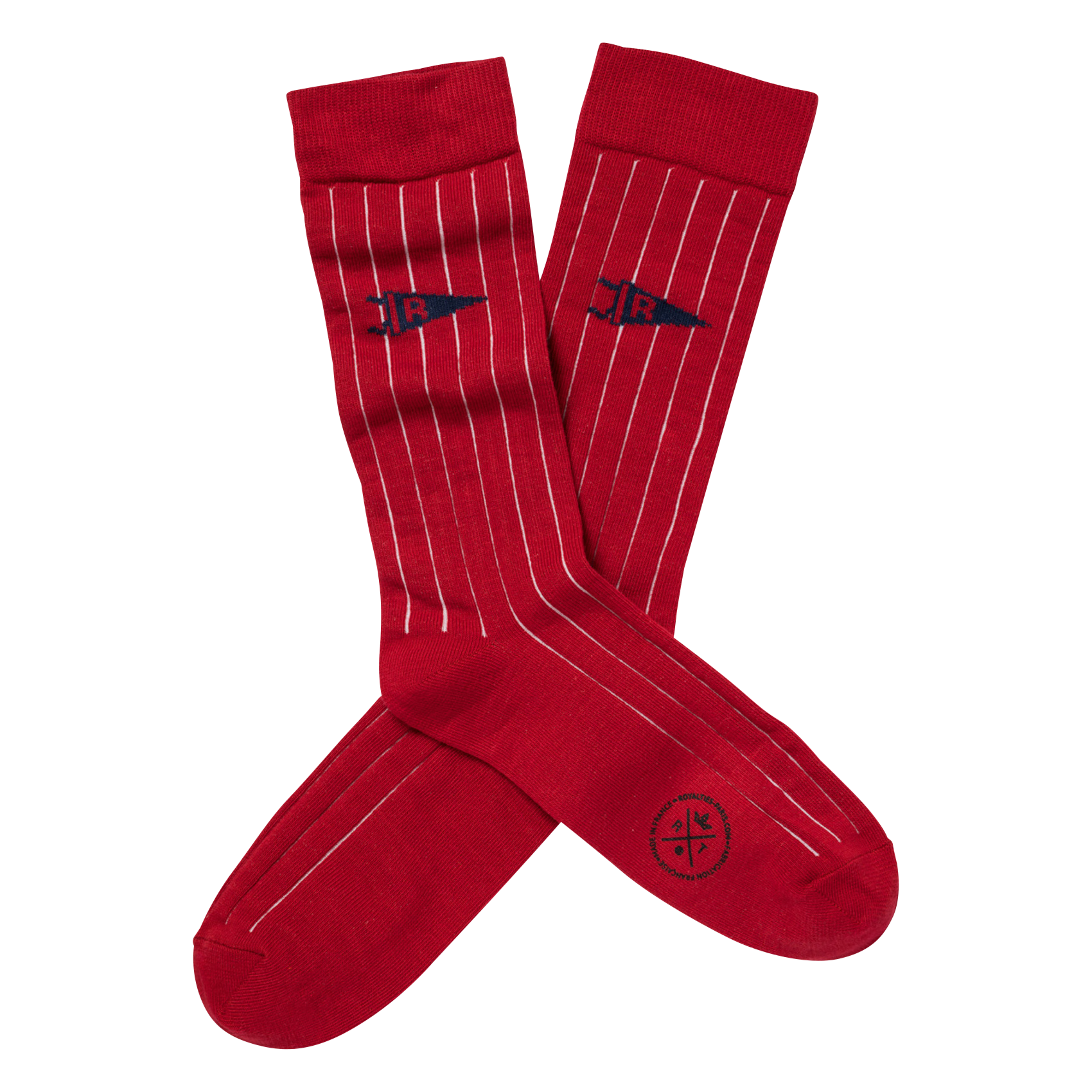 Cotton socks with logo ROYALTIES Red