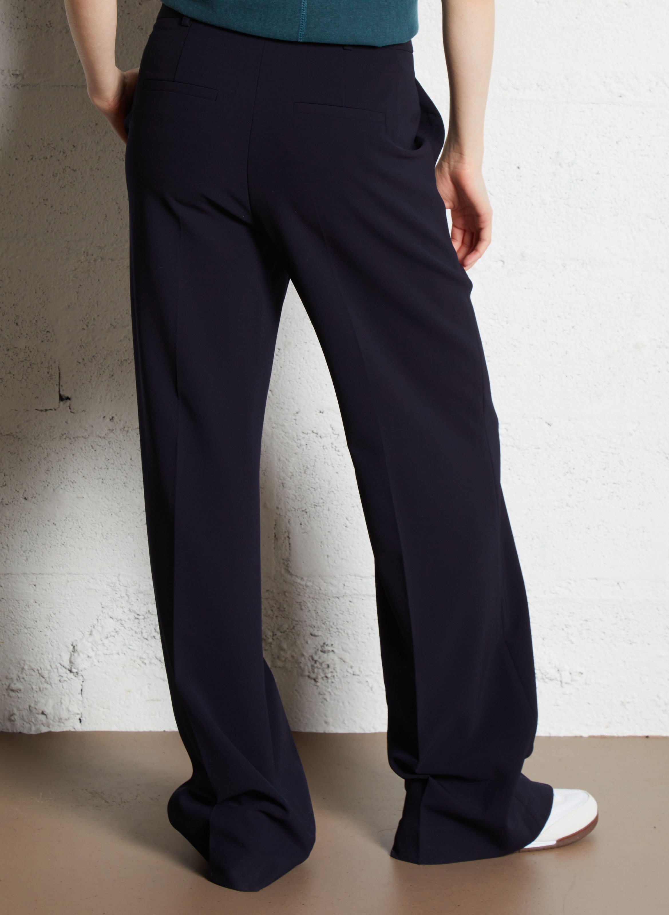 Pantalon droit plissé  MAISON 123 Bleu