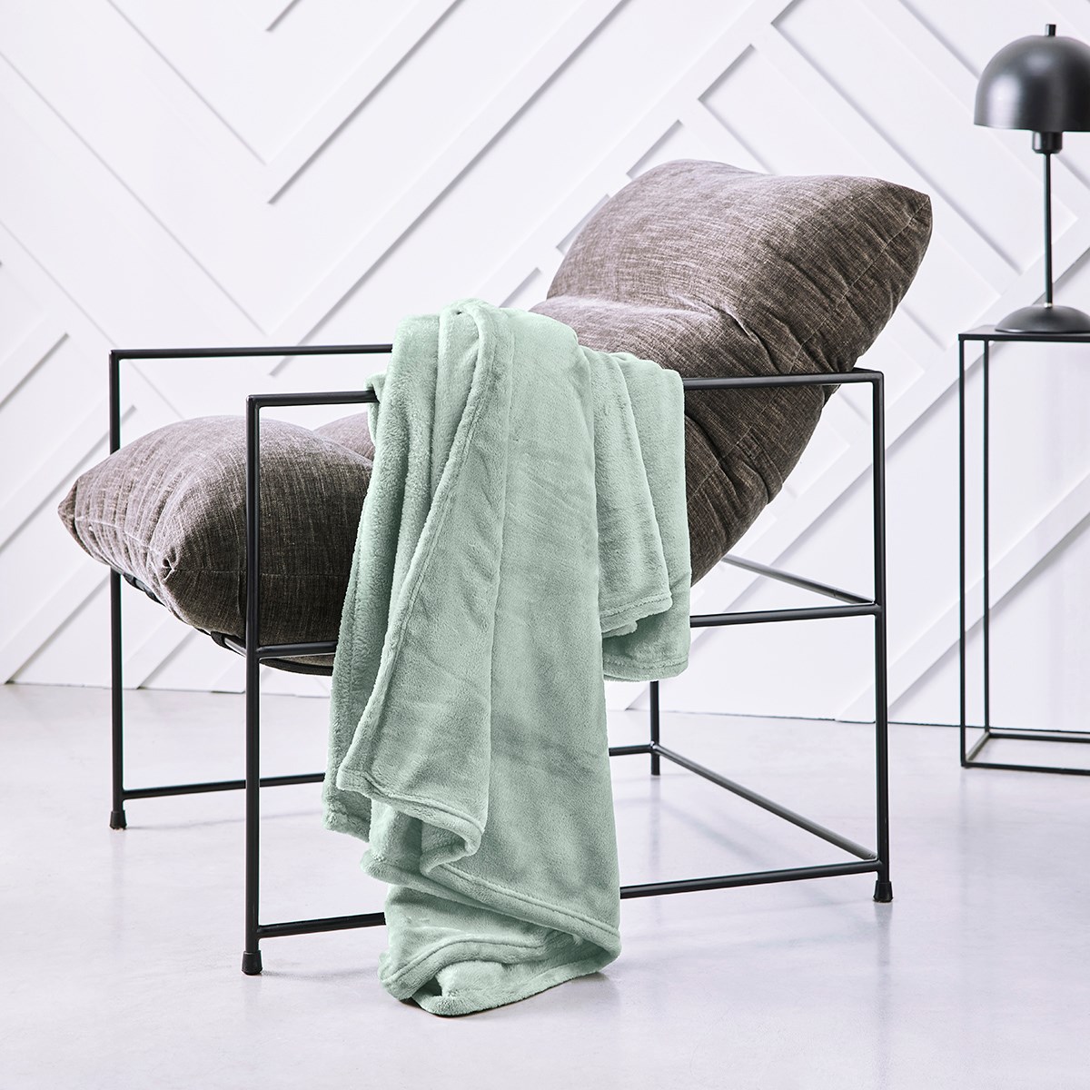 Plain throw TODAY LINGE DE MAISON Green