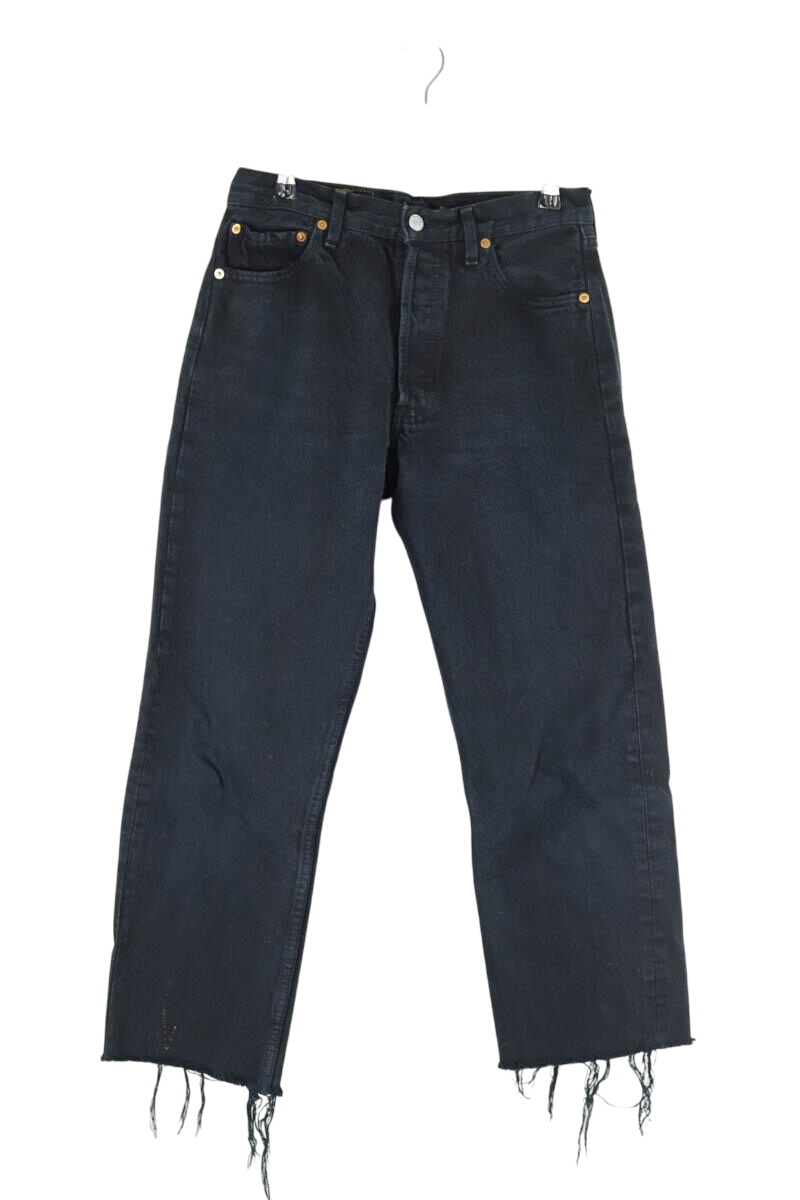 501? straight cotton jeans LEVI'S - Seconde main Black