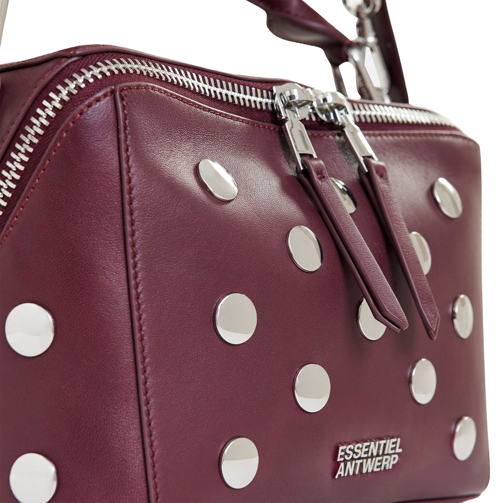 Sac bandoulière en cuir ESSENTIEL ANTWERP Rouge