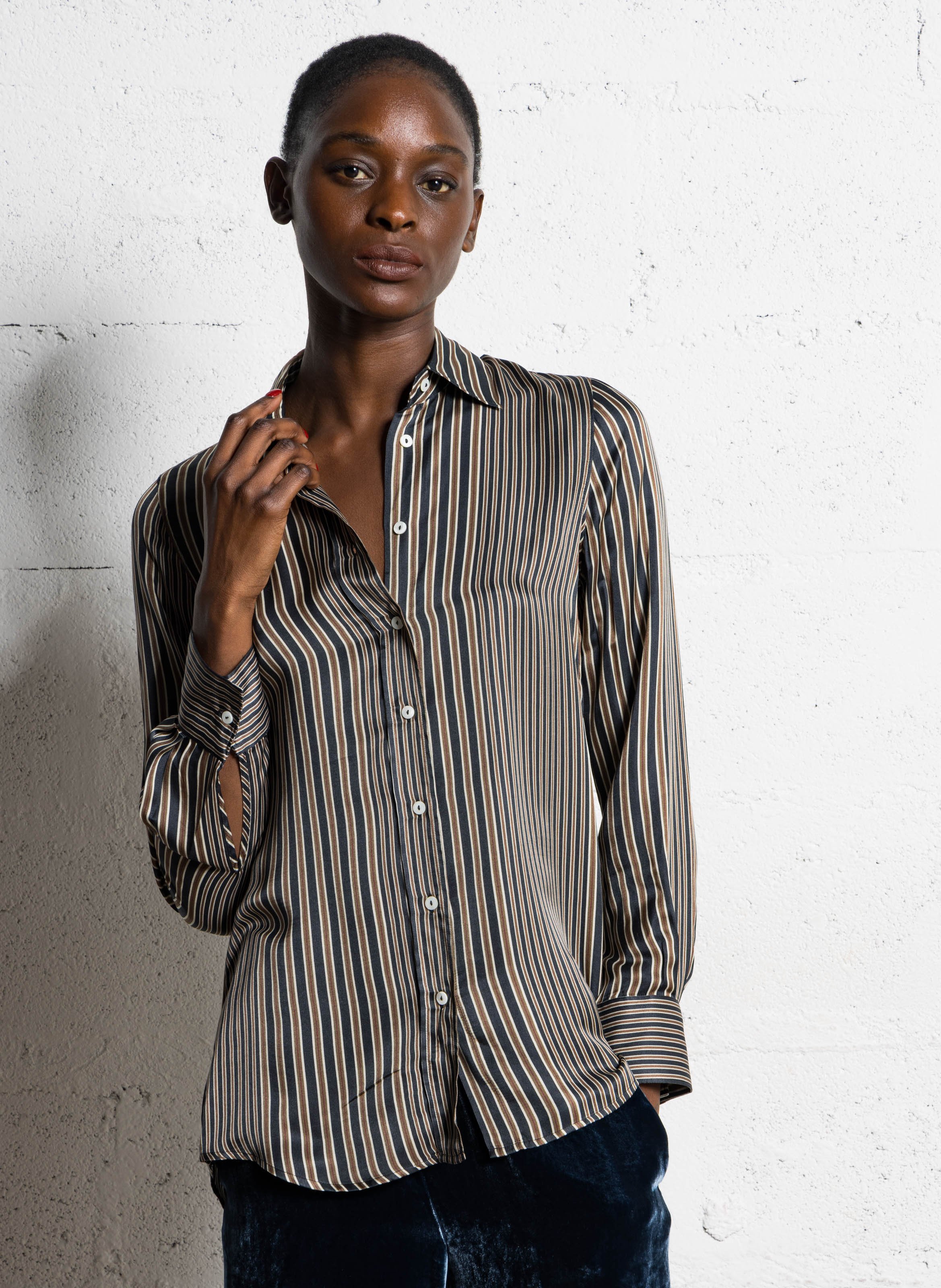 Appoline fluid striped shirt DIEGA