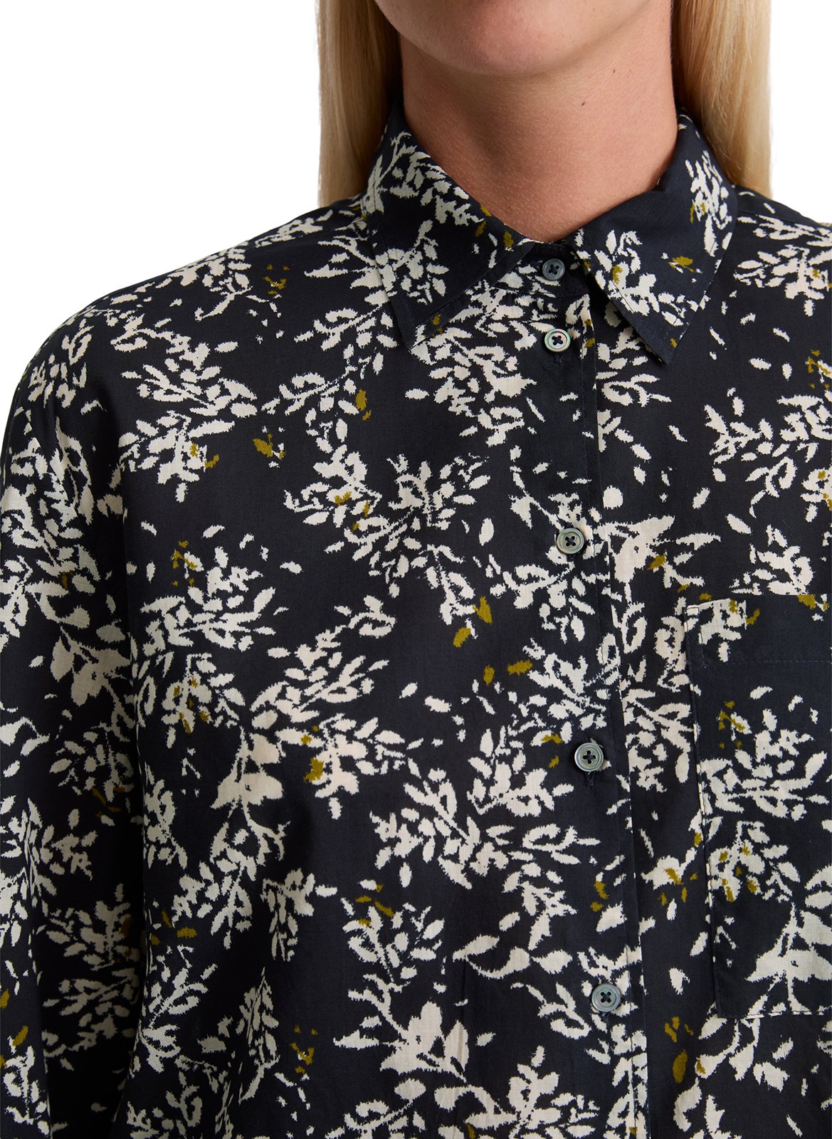 Camisa de algodón recta estampada MARC O'POLO Multicolor