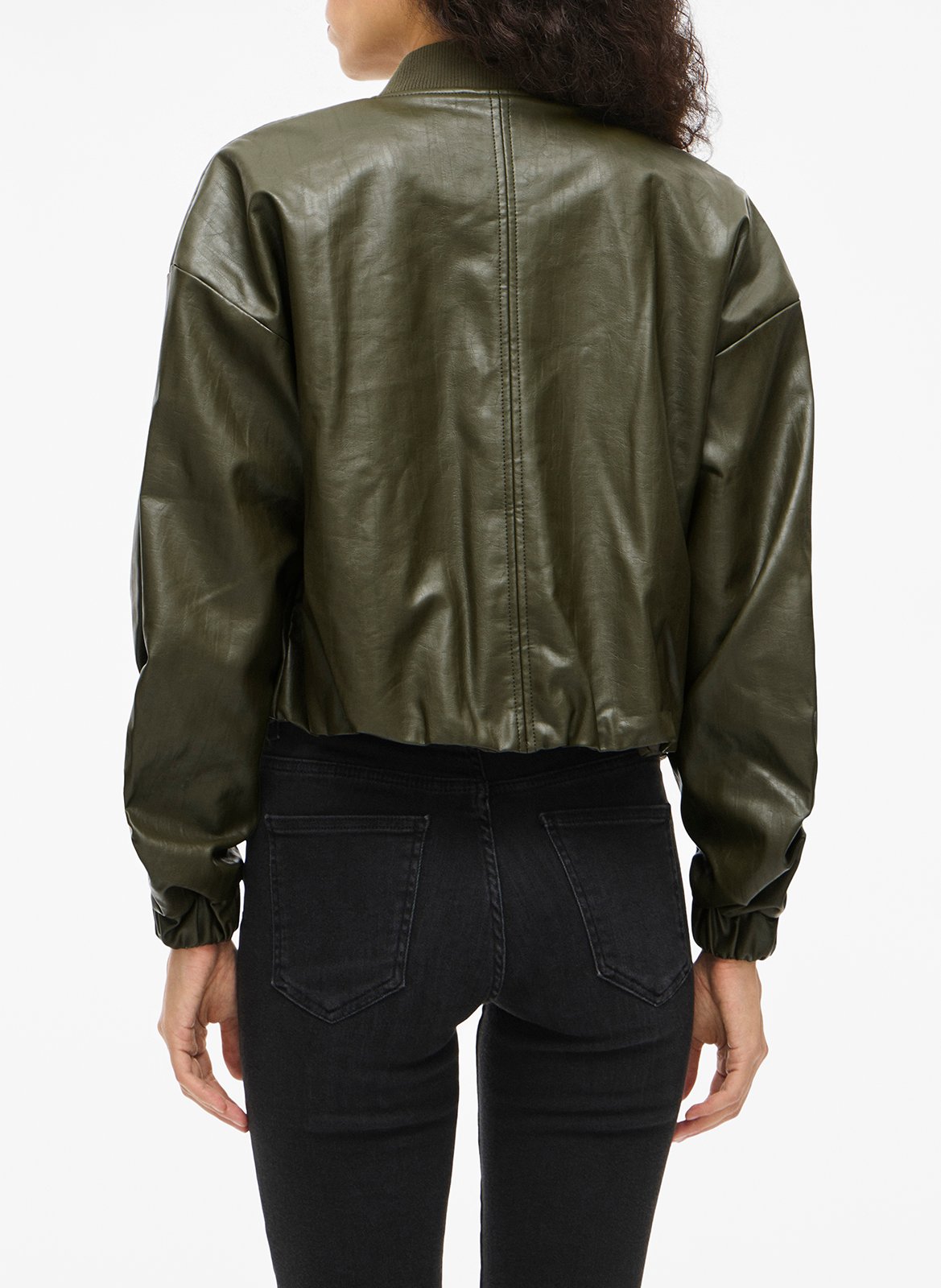 Blouson col teddy  VILA Vert