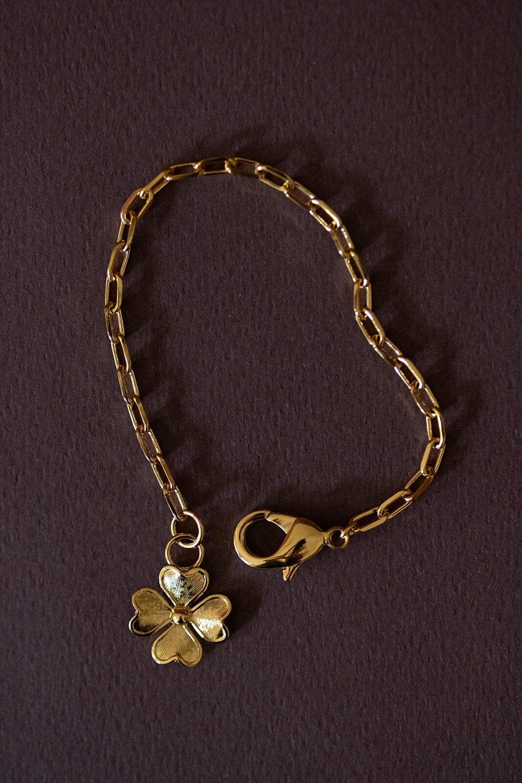 Maxi golden clover bracelet in fine gold MONSIEUR SIMONE Golden