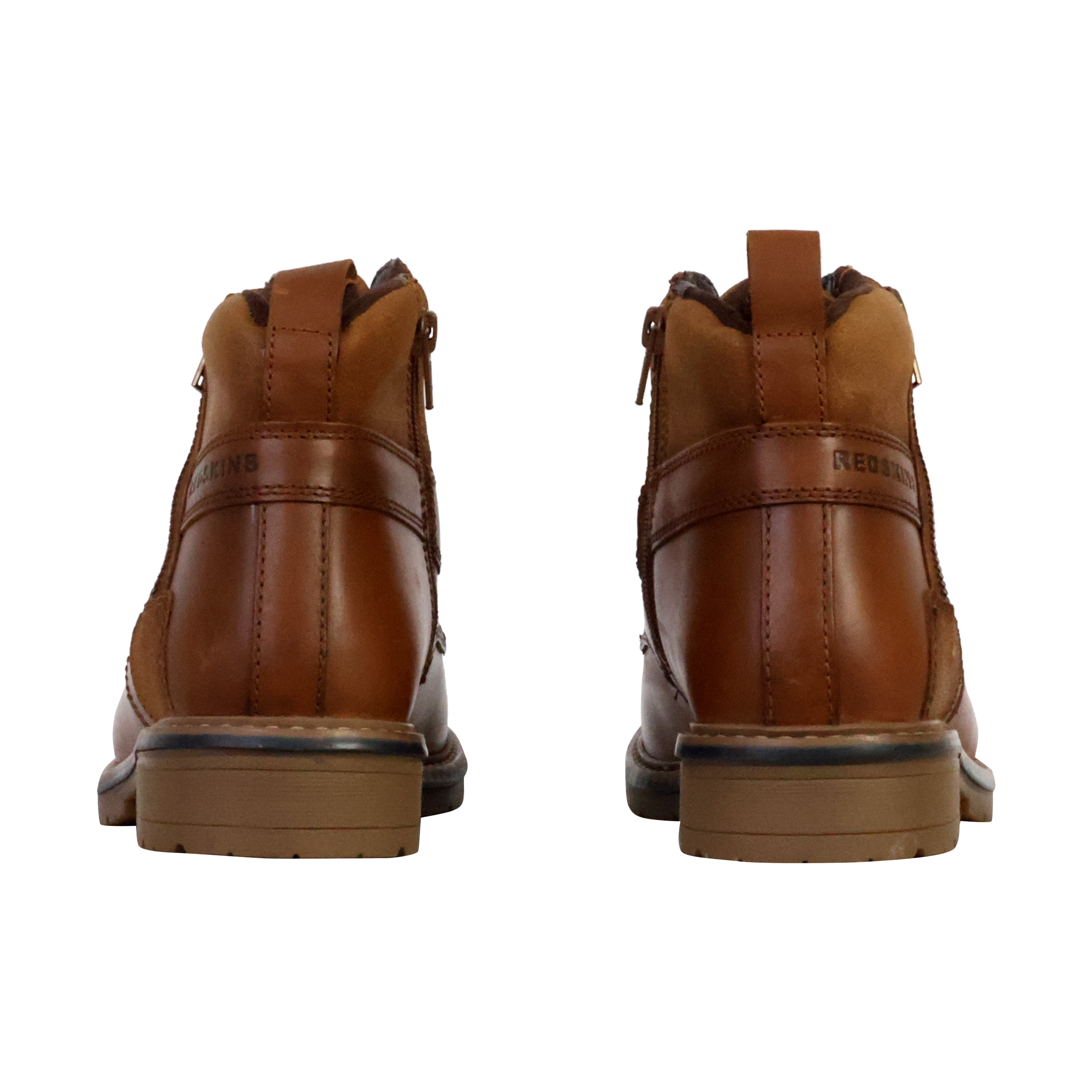 Low leather ankle boot Lafare REDSKINS Brown