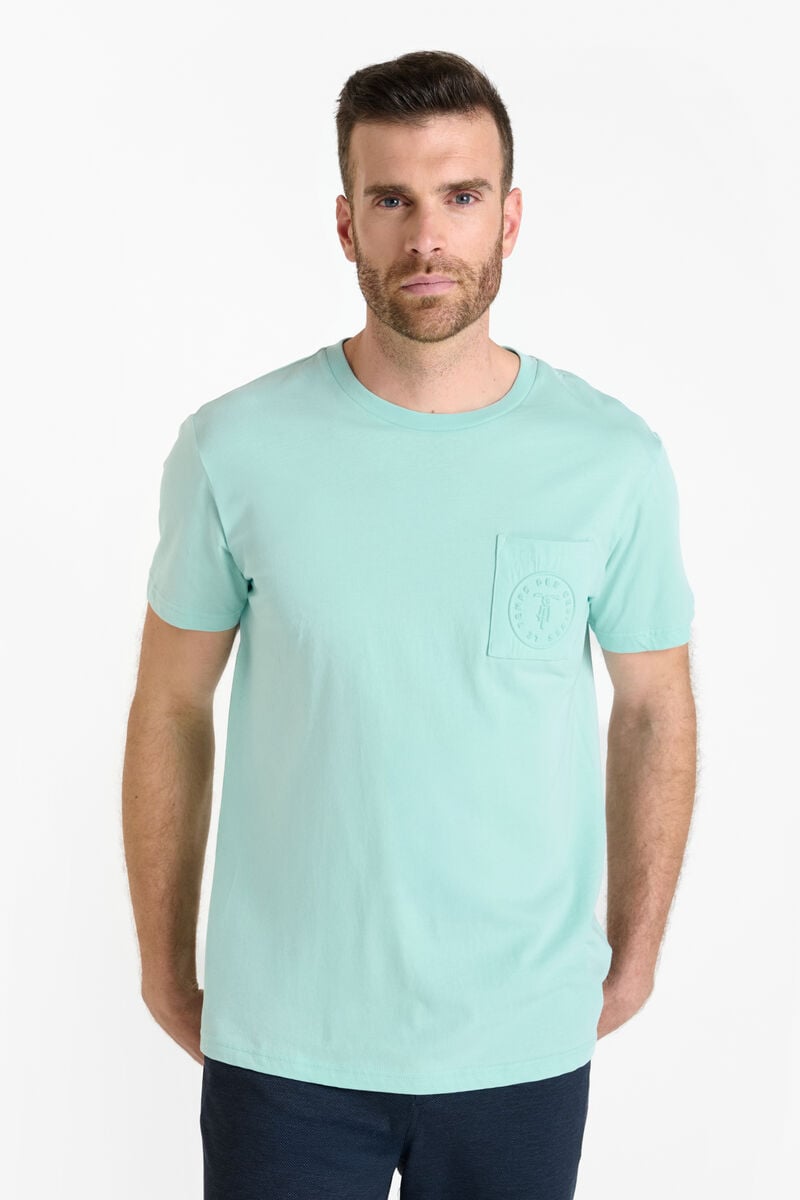 Tommy Badge T-shirt LE TEMPS DES CERISES Blue