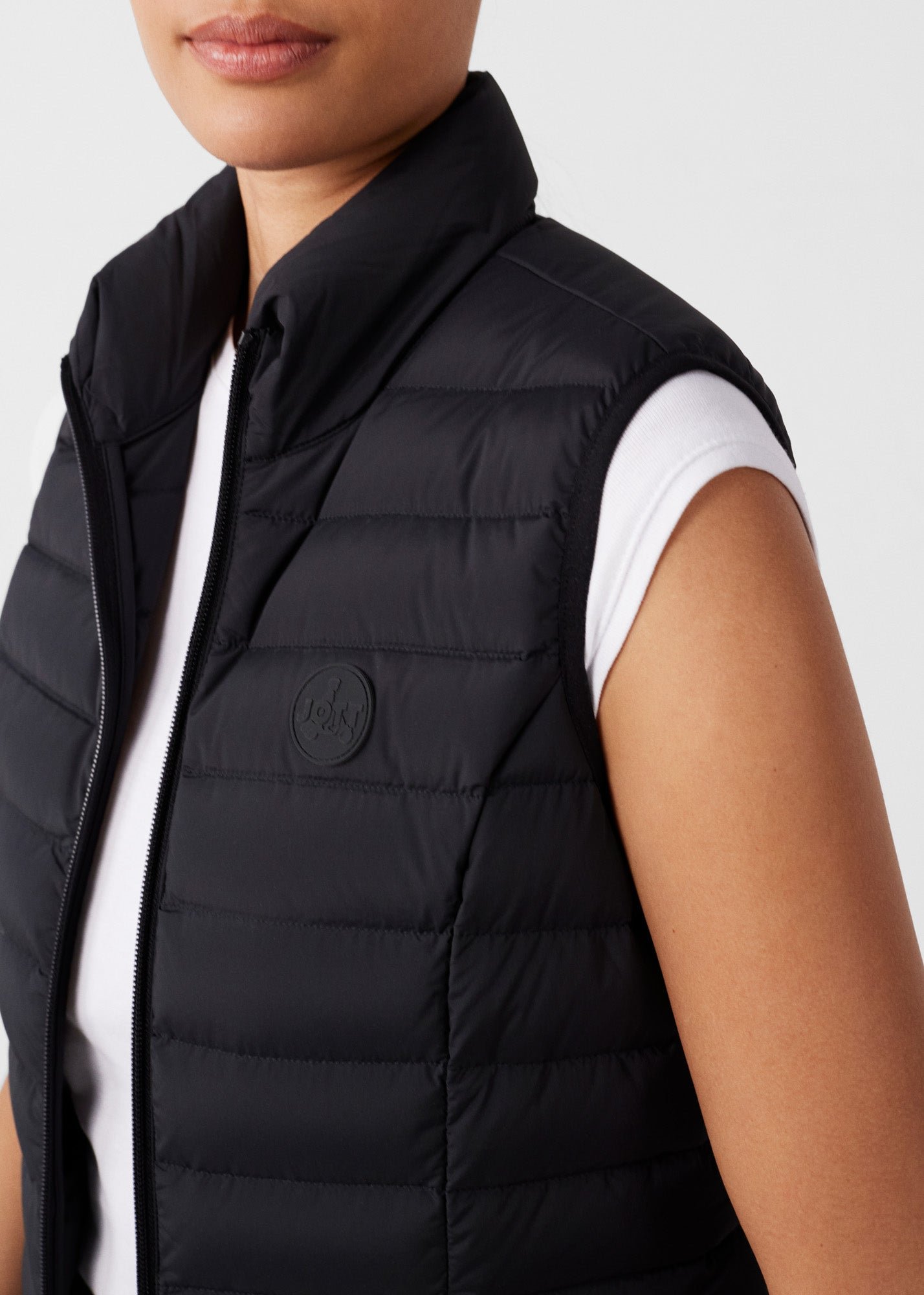 Doudoune sans manches stretch grenada JOTT Noir