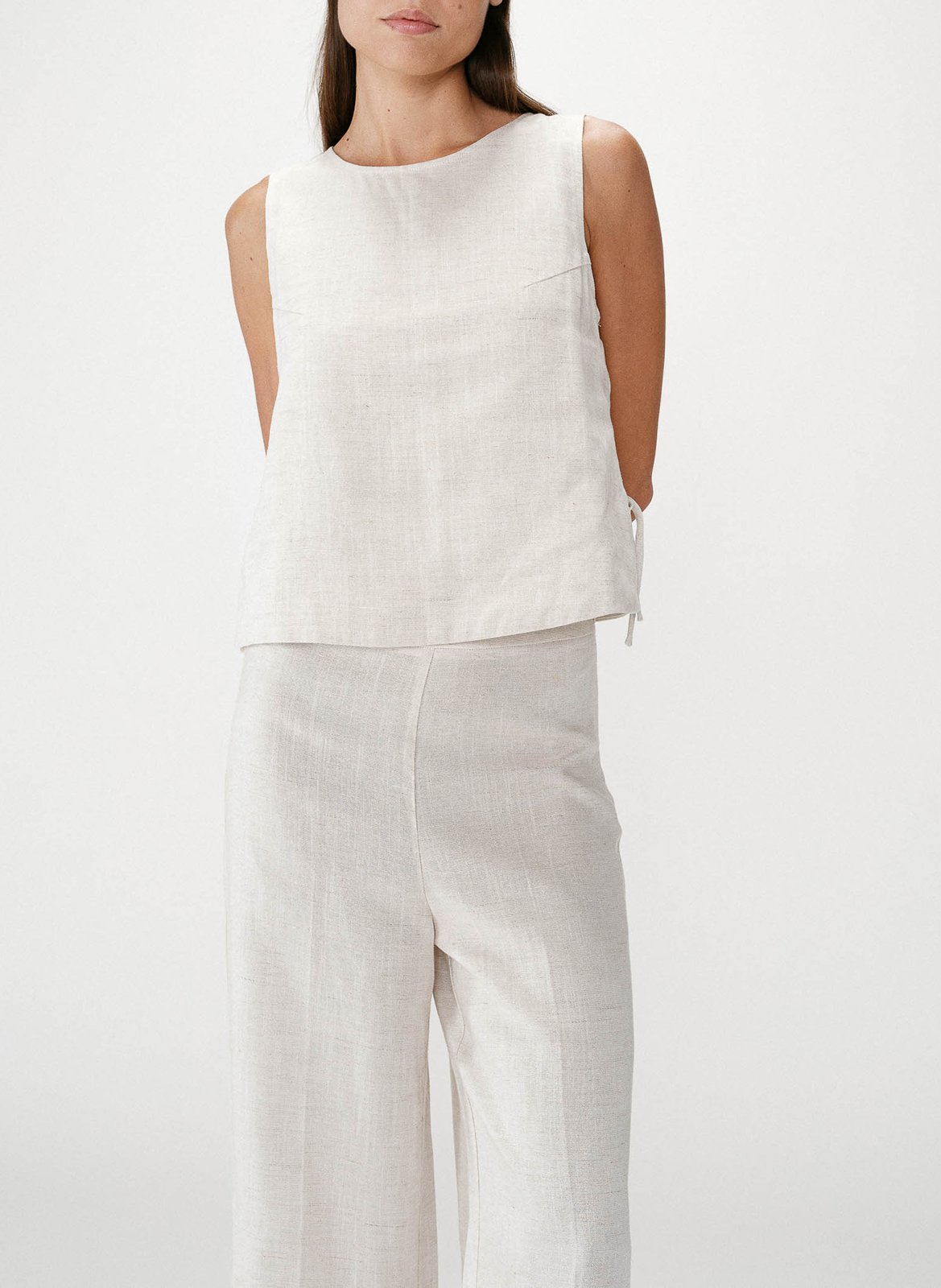 Top col rond  GRACE ET MILA Beige