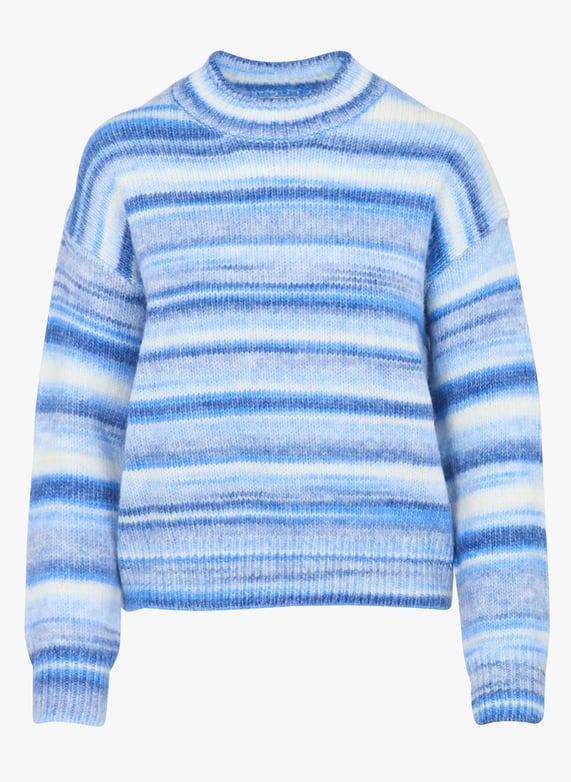 Pull fille à rayures - marine, Fille Pull fille à rayures - marine, Fille
